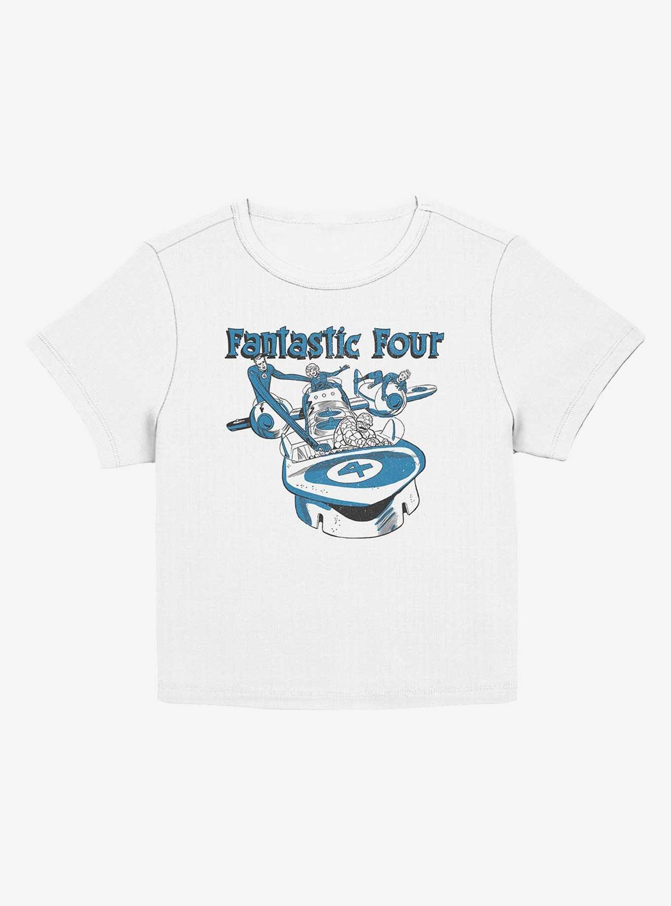 Marvel Fantastic Four Classic Four Girls Baby T-Shirt, EGRET, hi-res