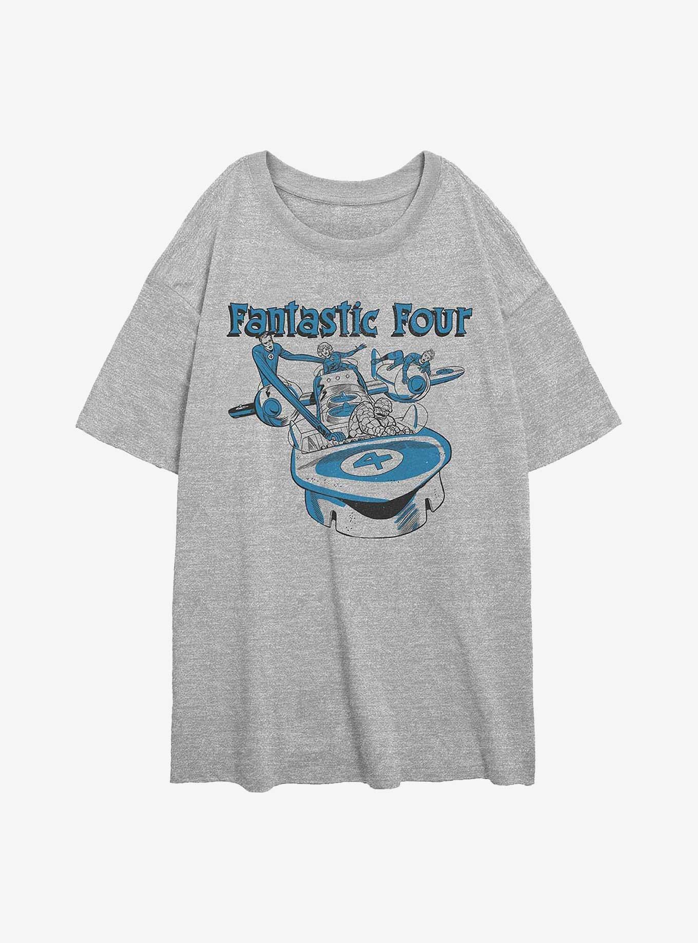 Marvel Fantastic Four Classic Four Girls Oversized T-Shirt