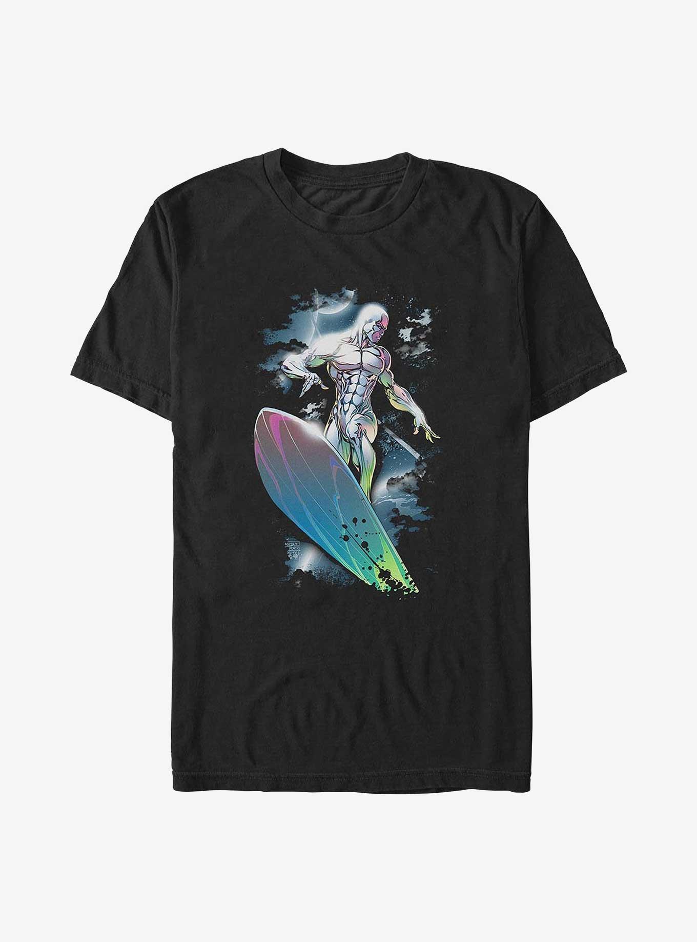 Marvel Classic Silver Surfer T-Shirt, BLACK, hi-res