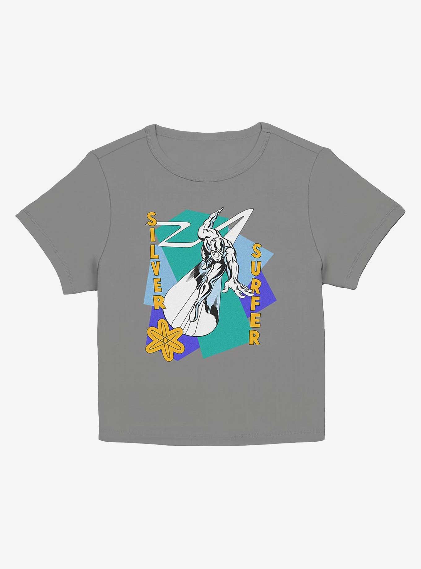 Marvel Fantastic Four Silver Surfer Shapes Girls Baby T-Shirt, CHARCOAL, hi-res