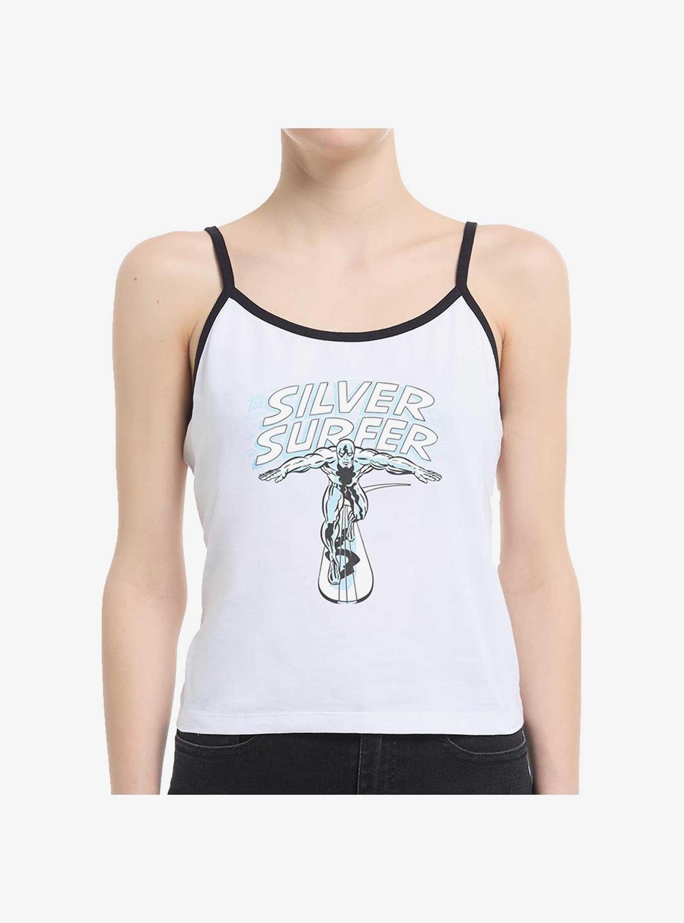 Marvel Fantastic Four Silver Surfer Wordmark Girls Cami, , hi-res