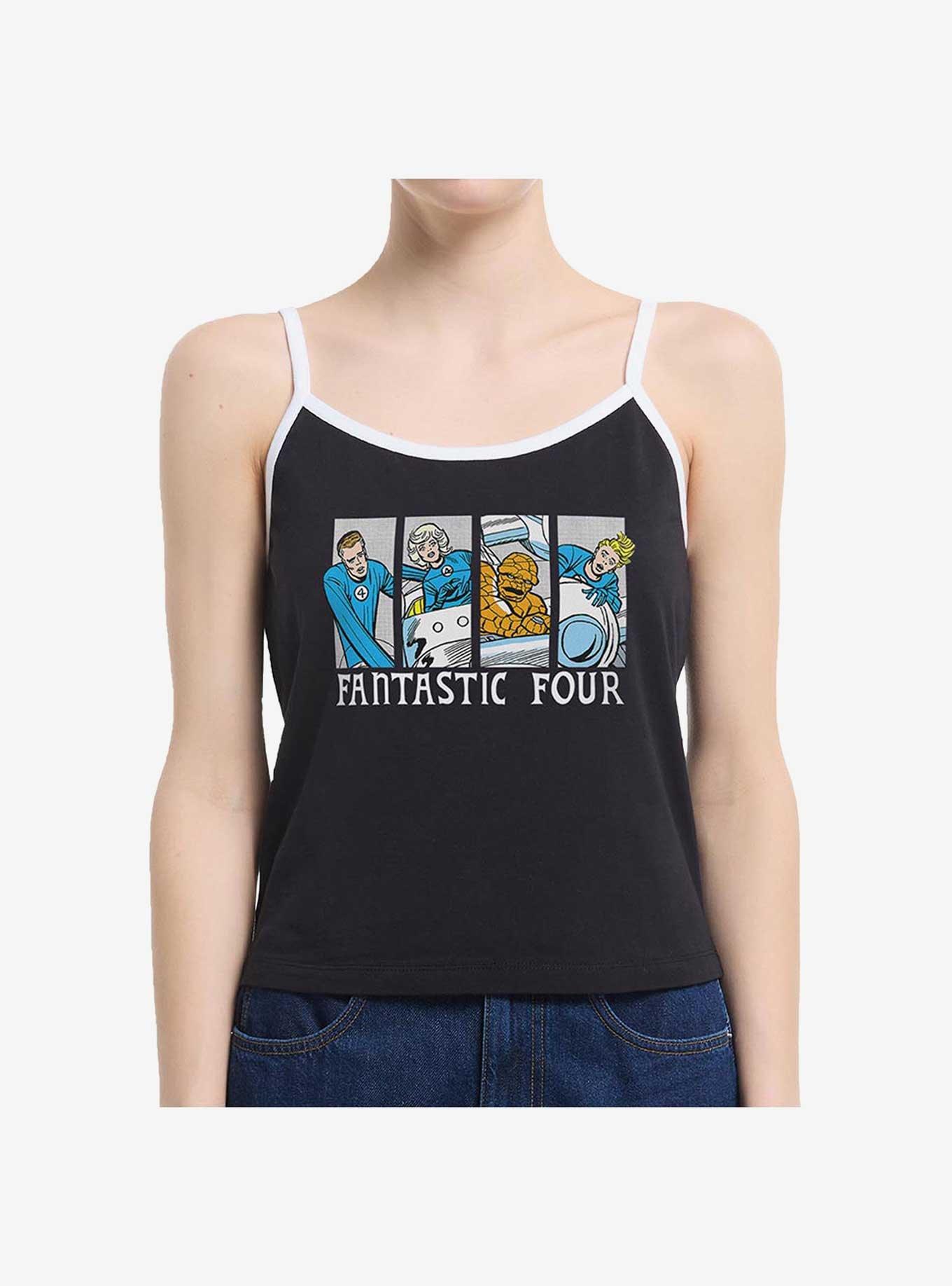 Marvel Fantastic Four Fantastic Comic Girls Cami, BLACK, hi-res