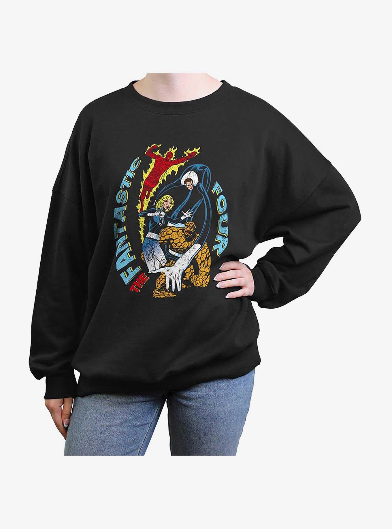 Marvel Fantastic Four Saviors Girls Oversized Sweatshirt