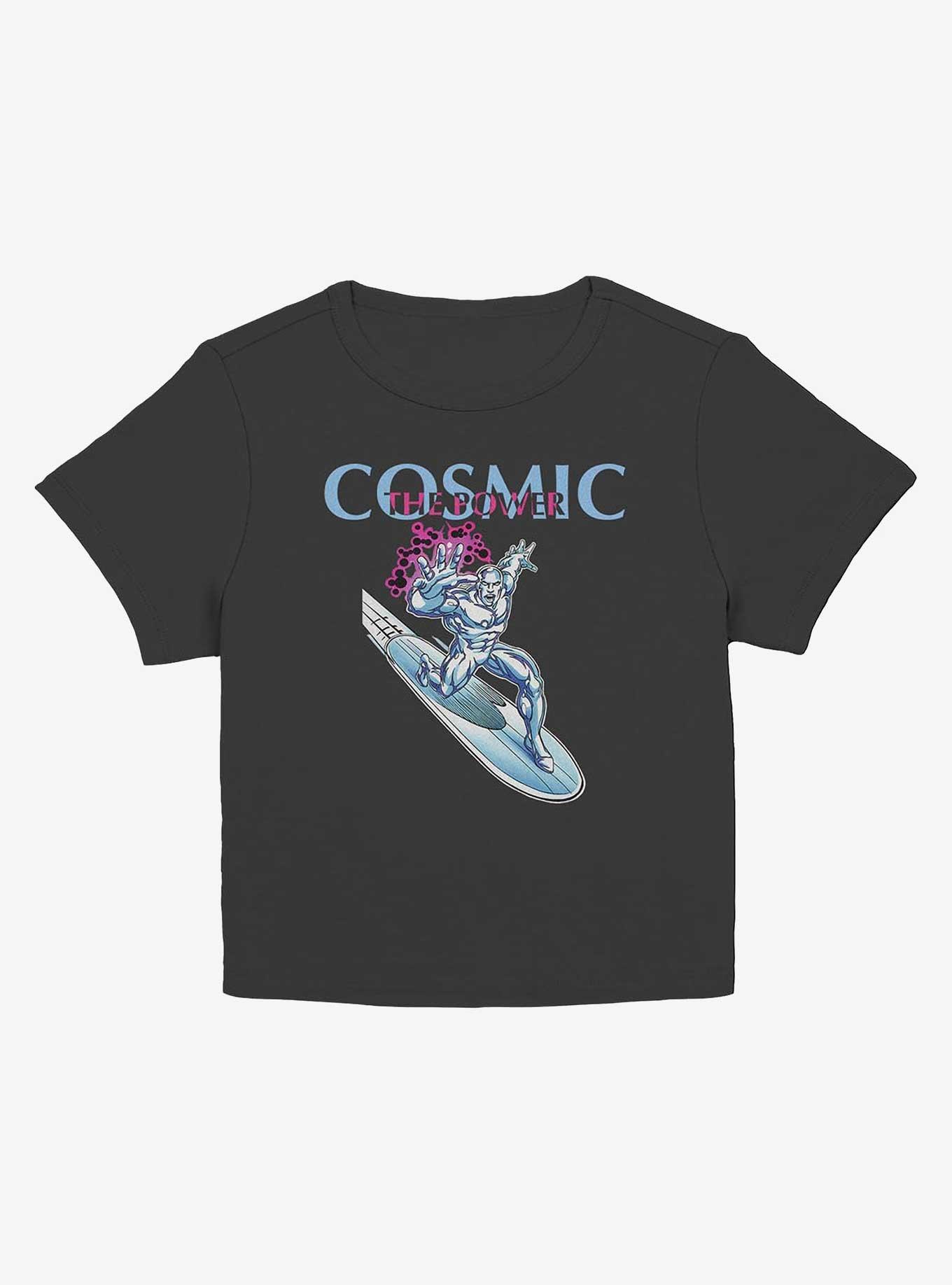 Marvel Fantastic Four Cosmic Silver Surfer Girls Baby T-Shirt, , hi-res