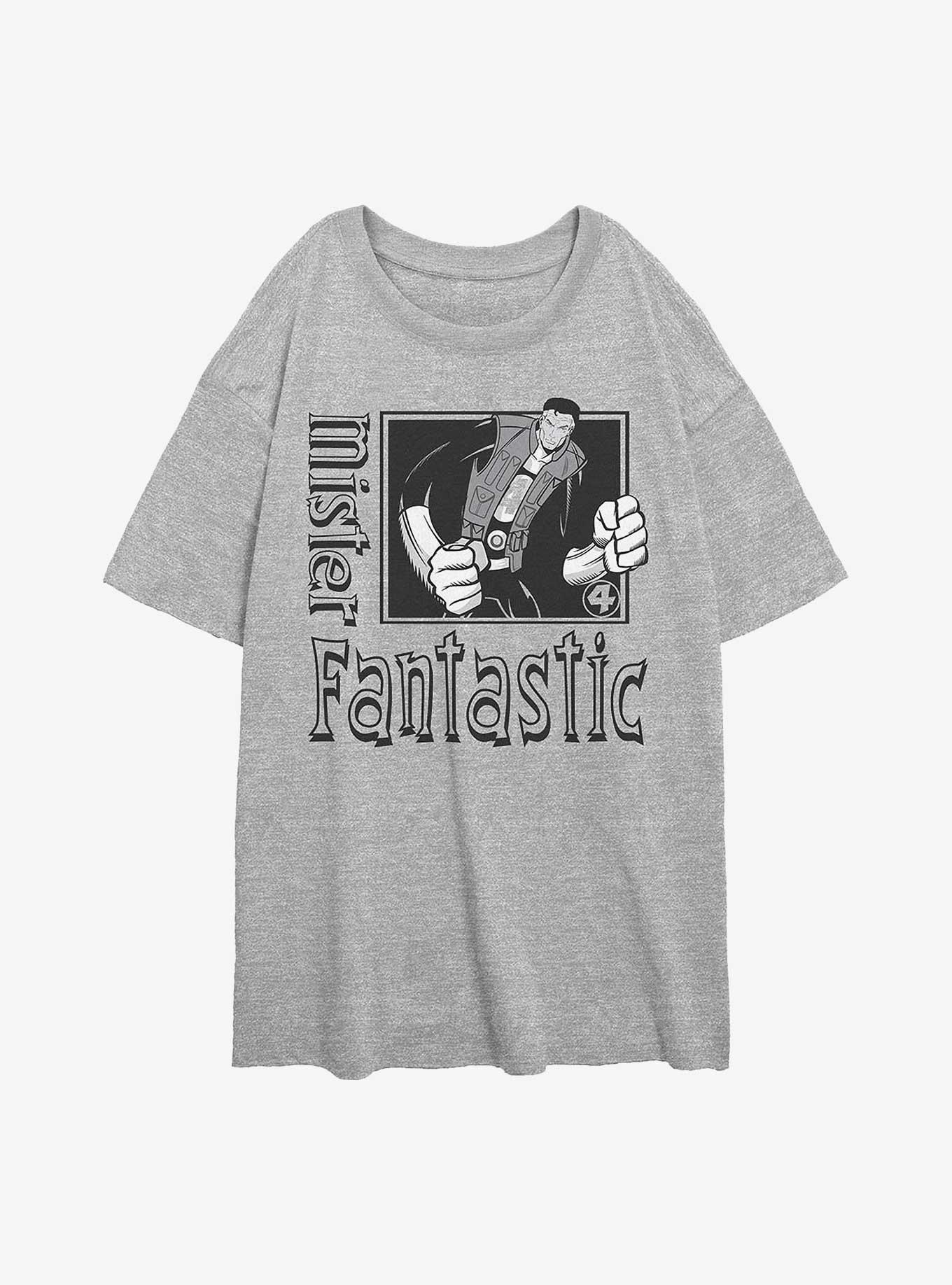 Marvel Fantastic Four Fantastic Pose Girls Oversized T-Shirt, ATH HTR, hi-res
