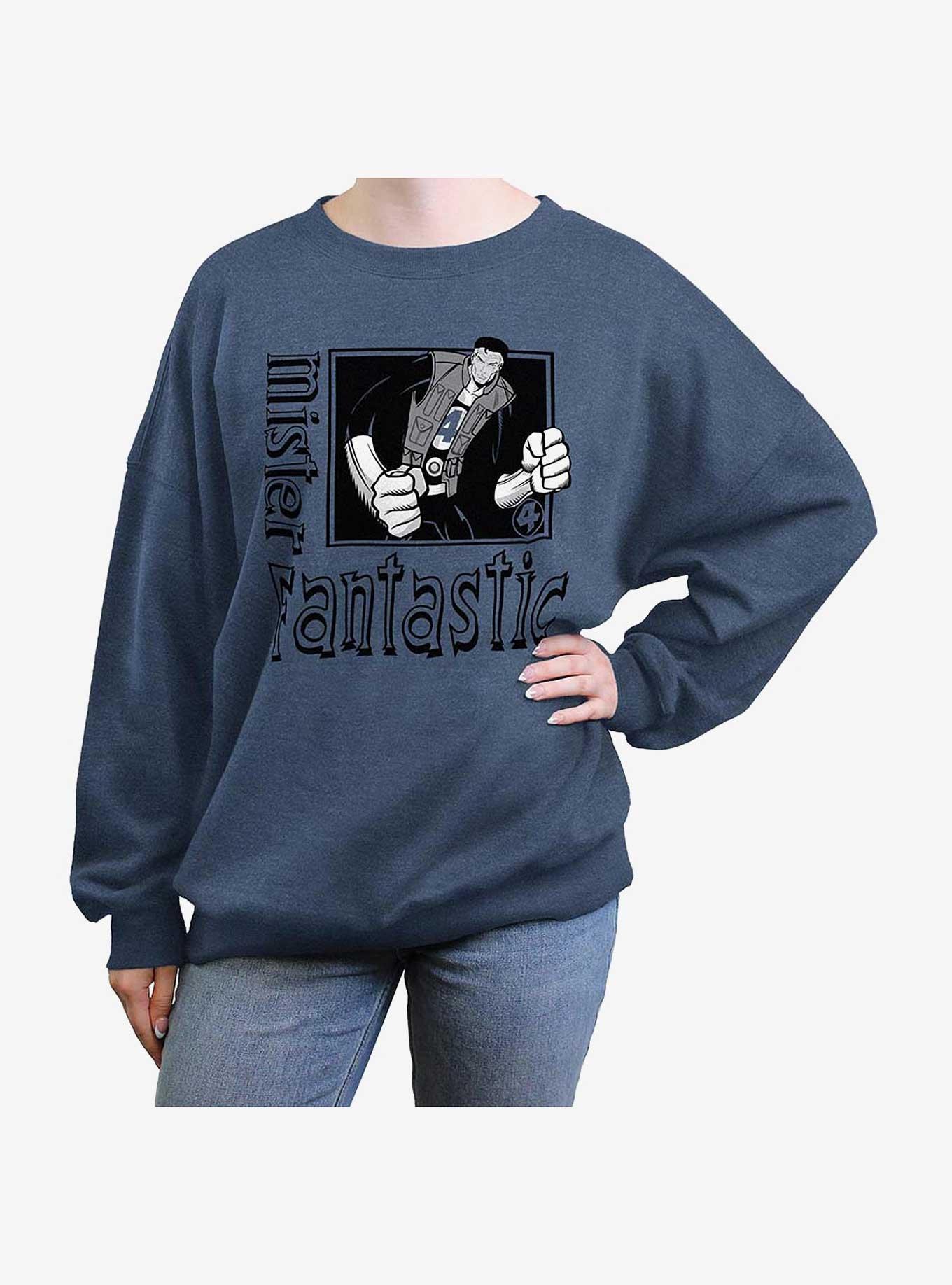 Marvel Fantastic Four Fantastic Pose Girls Oversized Sweatshirt, , hi-res
