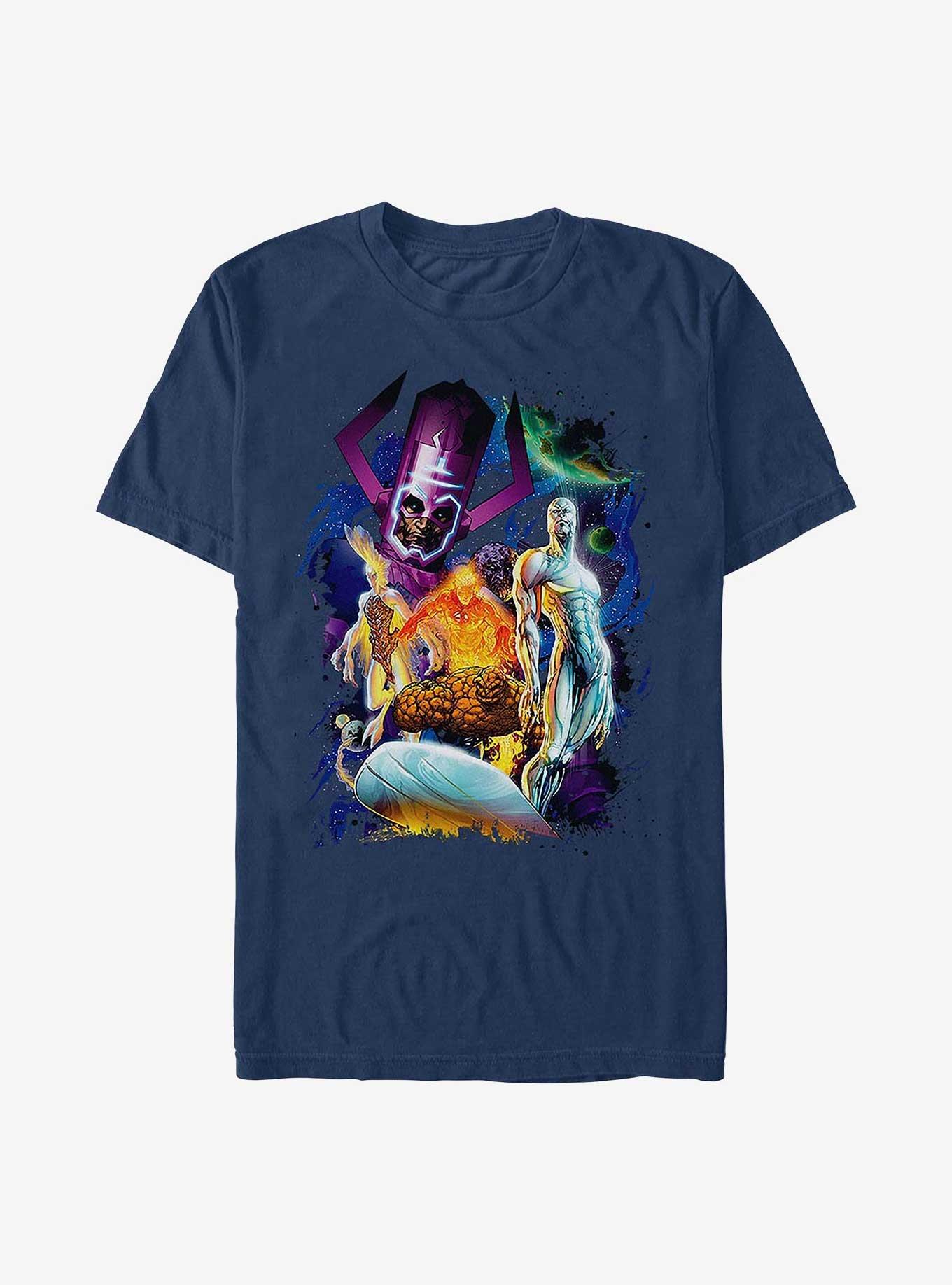 Marvel Fantastic Four Cosmos Garment Dye T-Shirt, TRUENAVY, hi-res