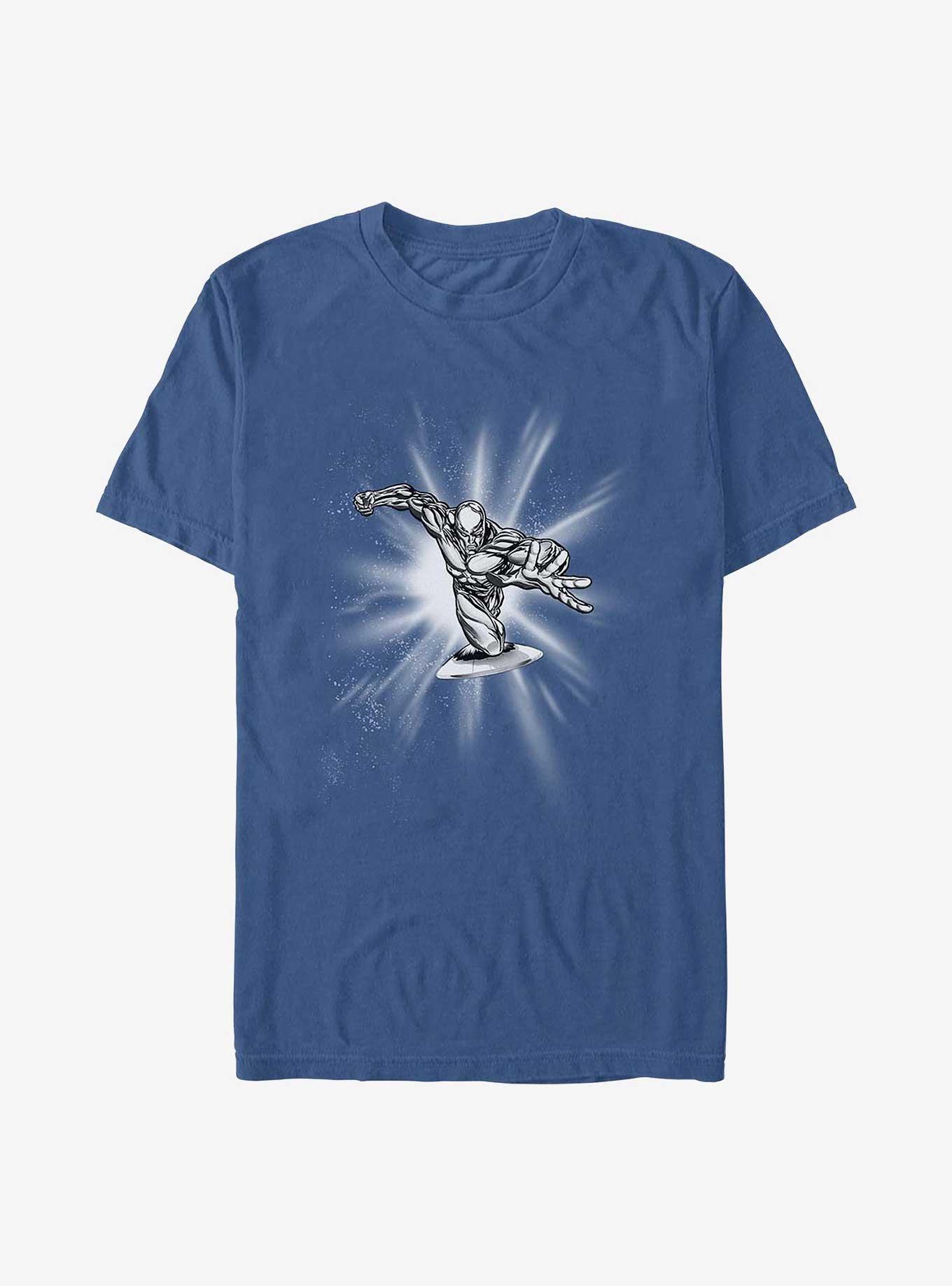 Marvel Fantastic Four Billboard Silver Surfer Garment Dye T-Shirt, , hi-res