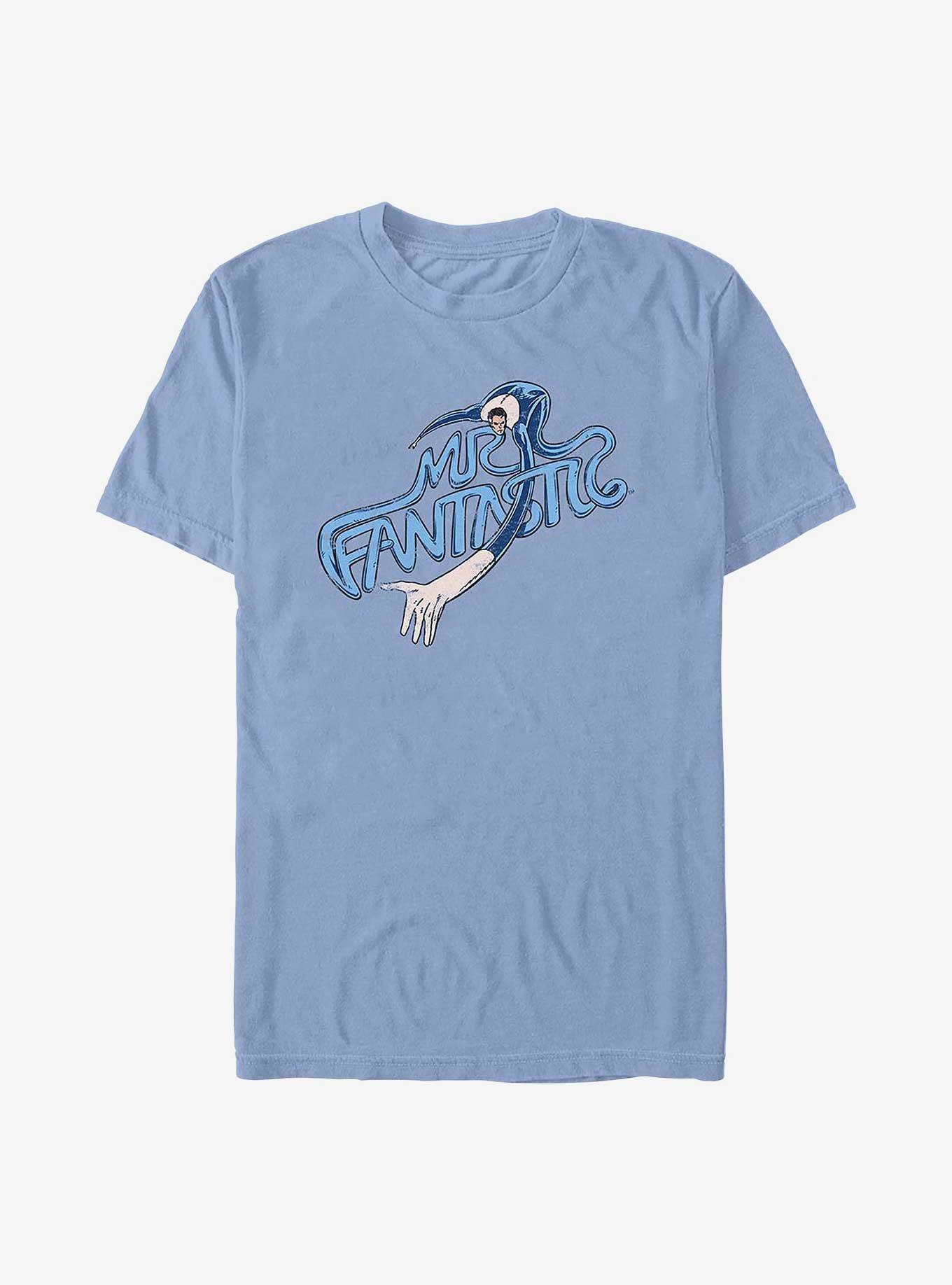 Marvel Fantastic Four Stretch Garment Dye T-Shirt, WASHEDDENIM, hi-res