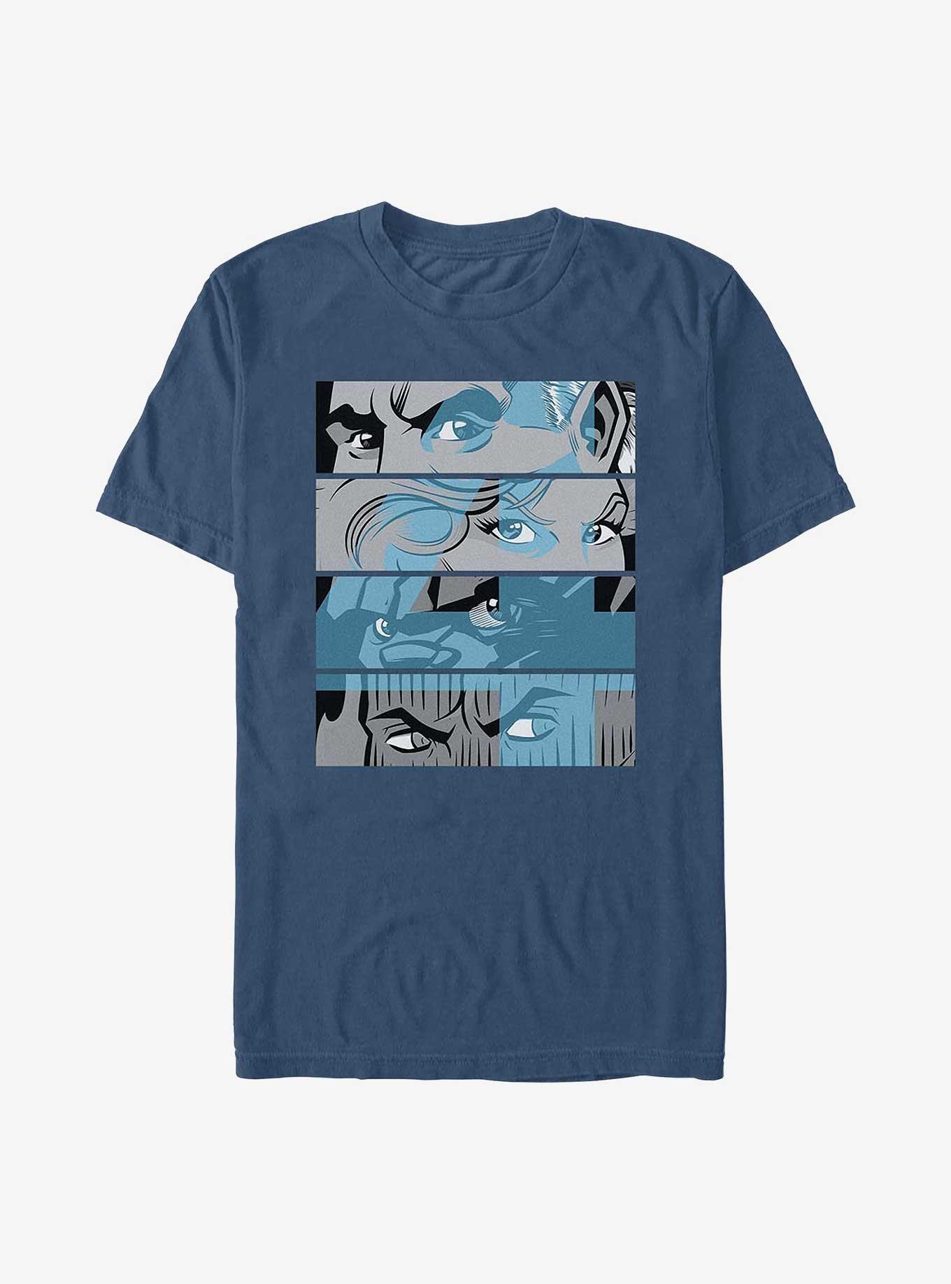 Marvel Fantastic Four Fantastic Blue Eyes Garment Dye T-Shirt, MIDNIGHT, hi-res