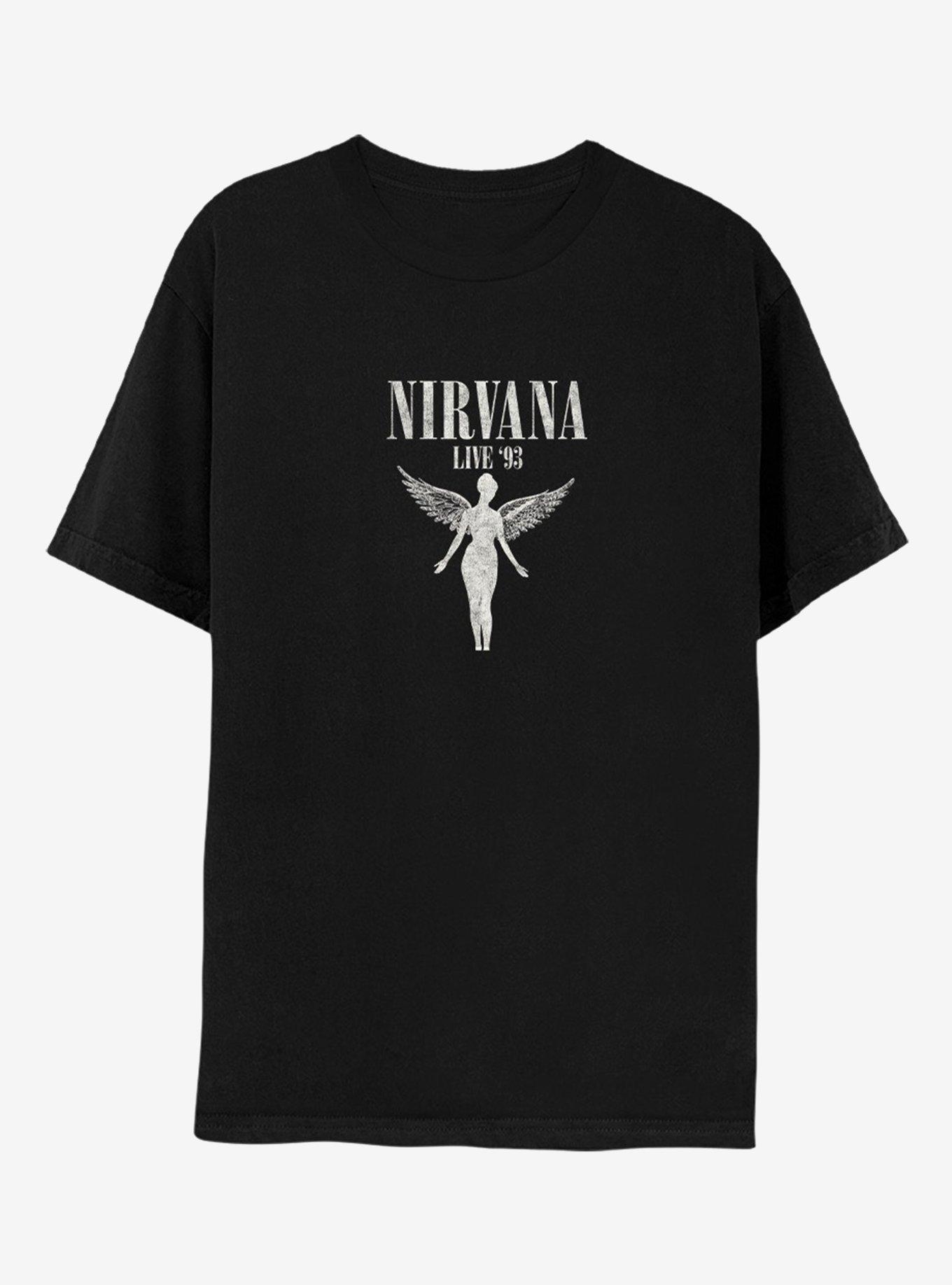 NIRVANA IN UTERO TOUR 93 Tシャツ NIRVANA IN UTERO Live 93 Tour T-Shirt LARGE 2025 Official Nirvana