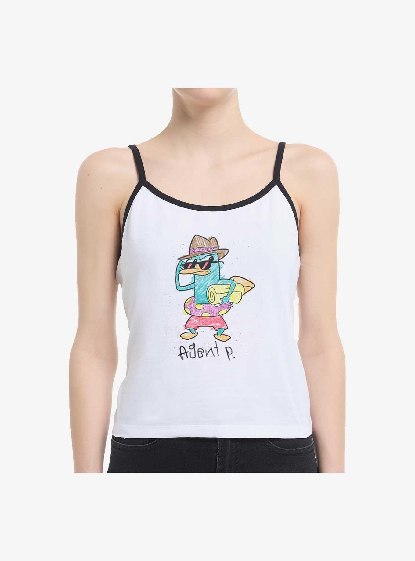 Phineas And Ferb Crayon P Girls Cami, , hi-res