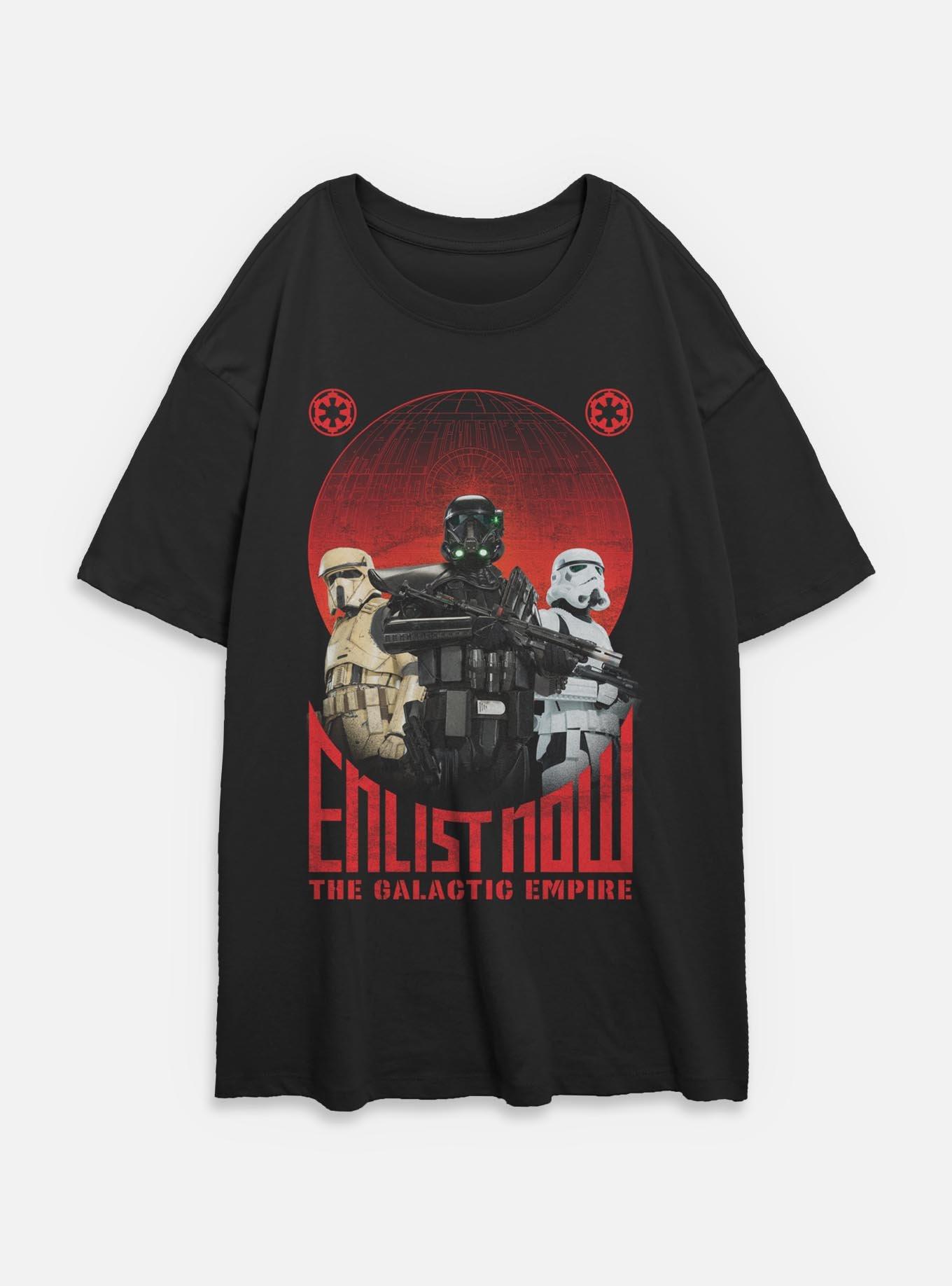 Star Wars Enlist Now Womens Oversized T-Shirt, , hi-res