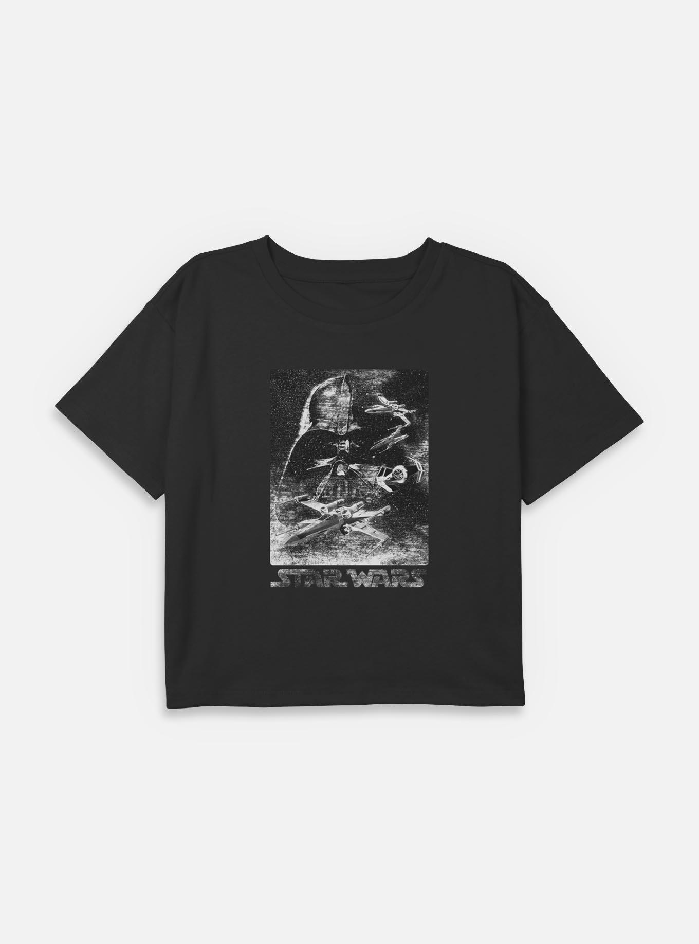 Star Wars Static Avenger Youth Girls Boxy Crop T-Shirt, , hi-res