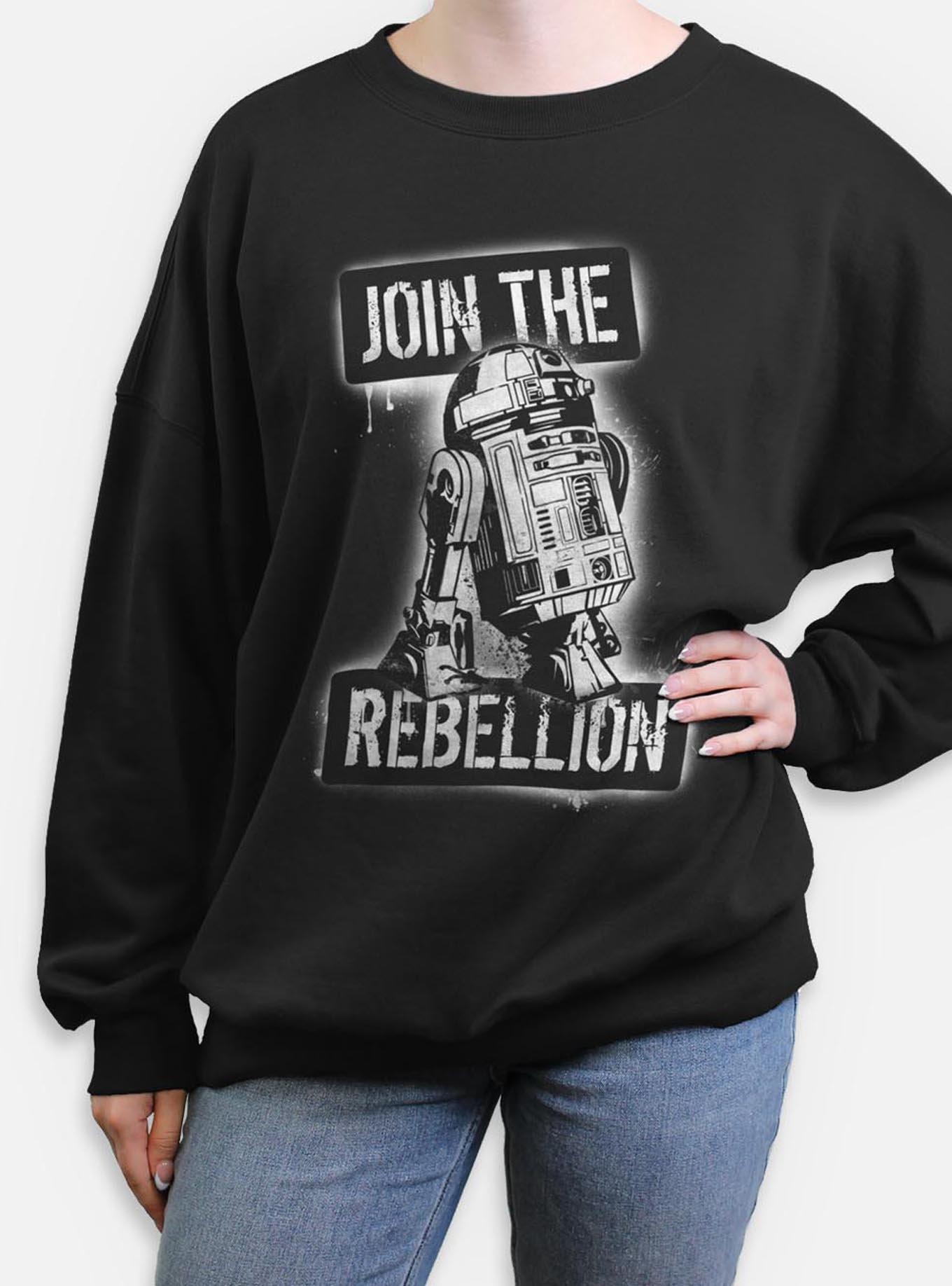 Star Wars Join The Rebels Womens Oversized Sweatshirt, , hi-res