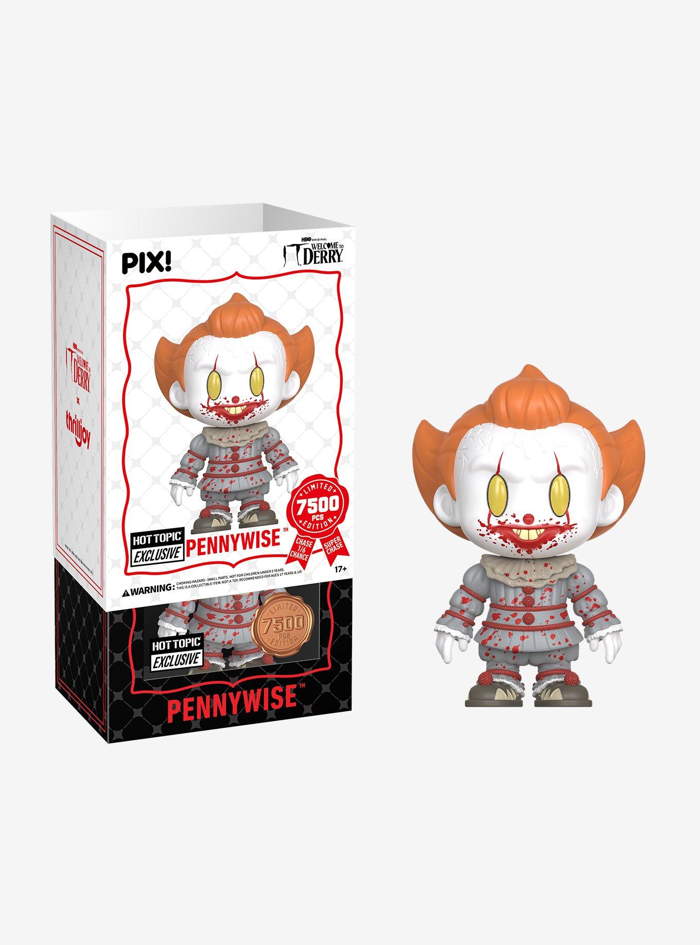 Thrilljoy IT: Welcome To Derry Pix! Pennywise Collectible Figure Hot Topic Exclusive, , hi-res