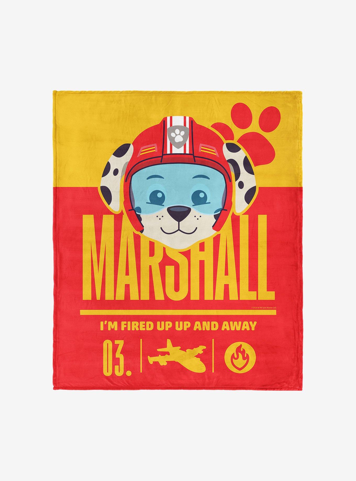 Paw Patrol Marshall Fired Up 40x50" Silk Touch Throw Blanket, , hi-res