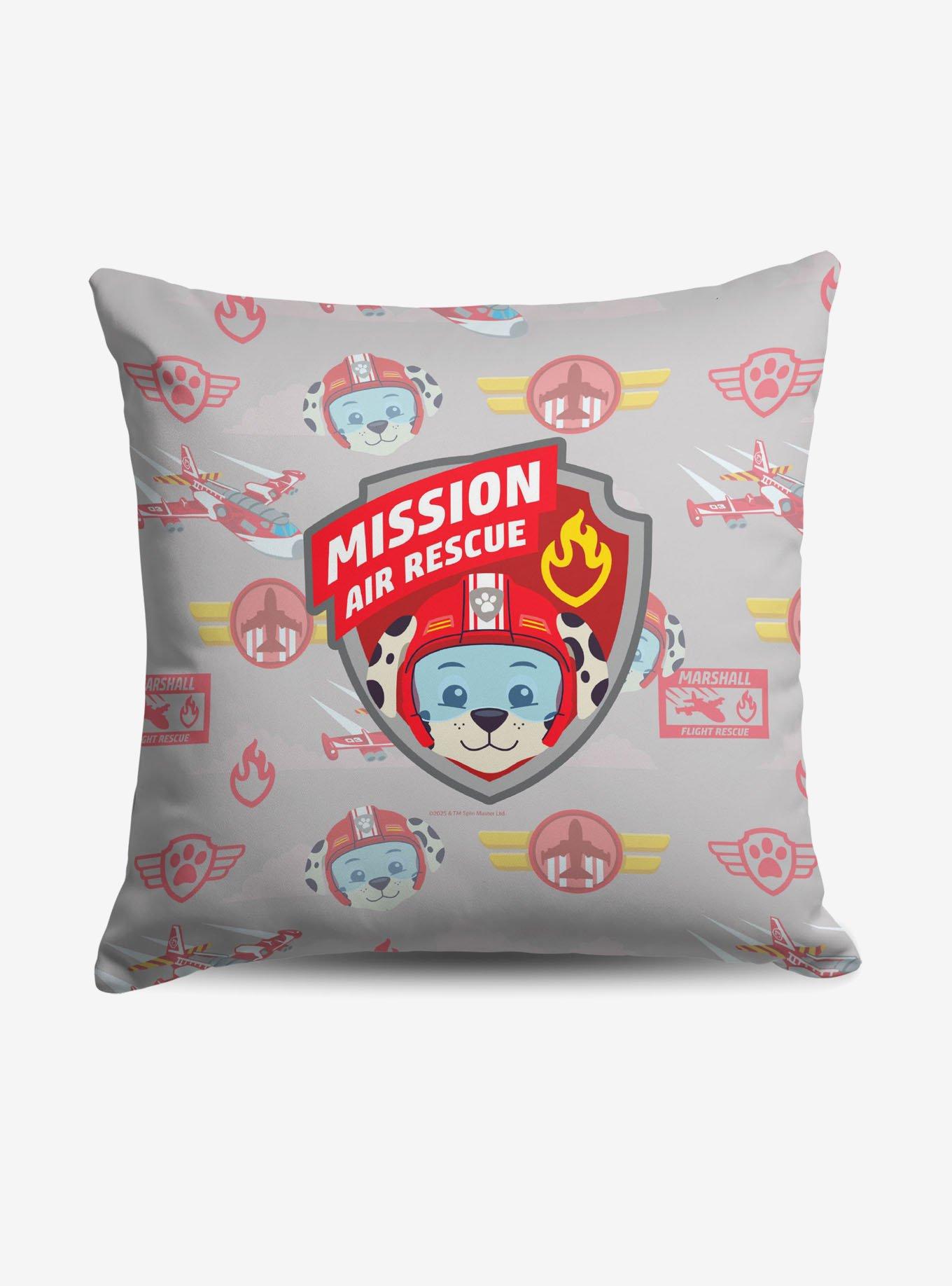 Paw Patrol Marshall Badge Pattern Throw Pillow, , hi-res