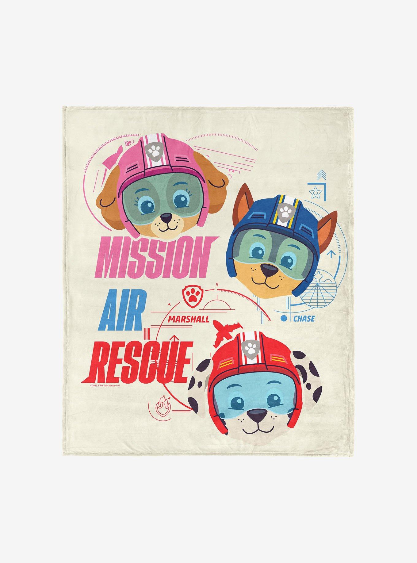 Paw Patrol Mission Air Rescue 40x50" Silk Touch Throw Blanket, , hi-res