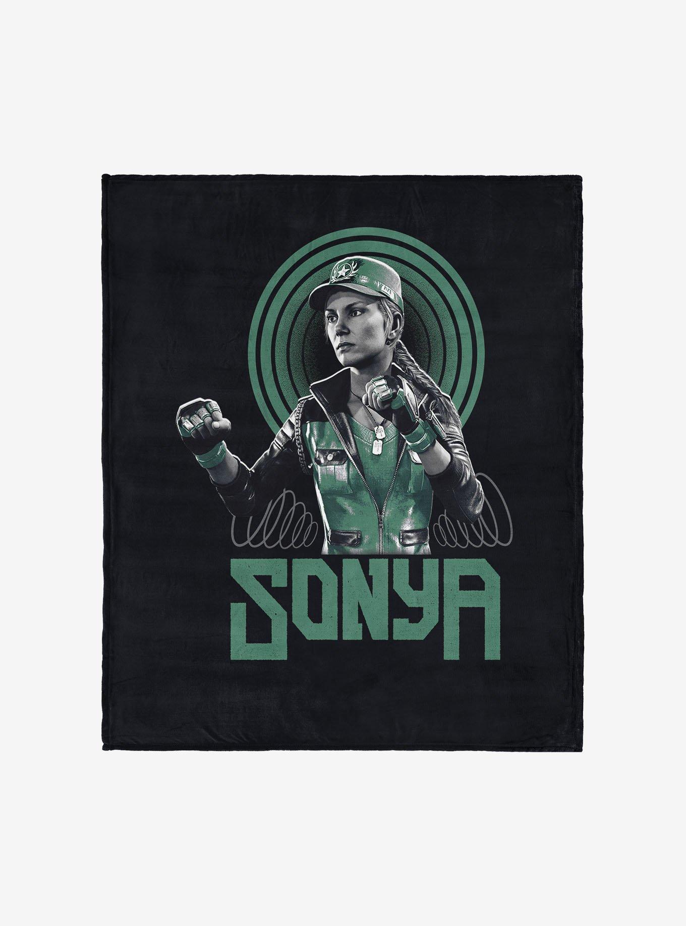 Mortal Kombat Sonya Silk Touch Throw Blanket, , hi-res