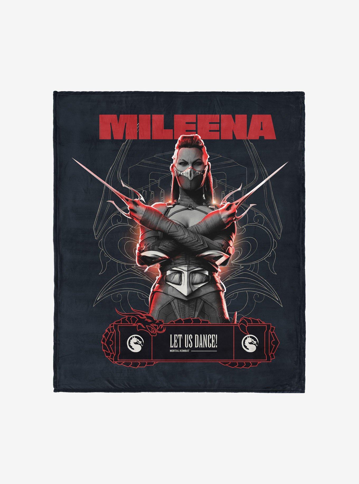 Mortal Kombat Mileena Let Us Dance Silk Touch Throw Blanket, , hi-res