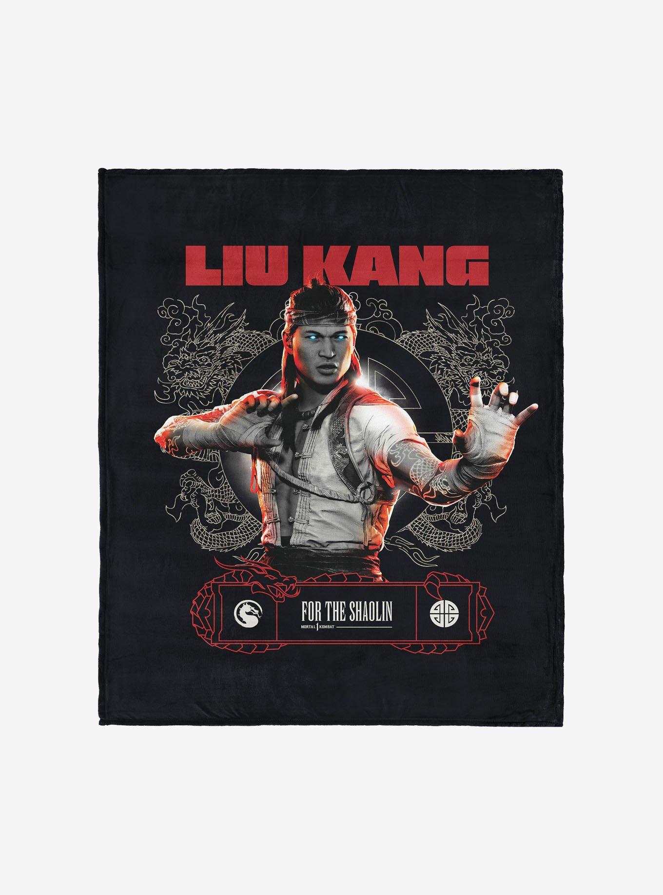 Mortal Kombat Liu Kang For the Shaolin Silk Touch Throw Blanket, , hi-res