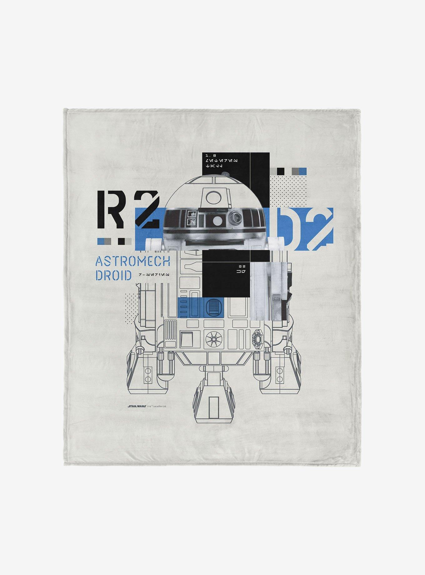 Star Wars Classic Astromech Droid Silk Touch Throw Blanket, , hi-res