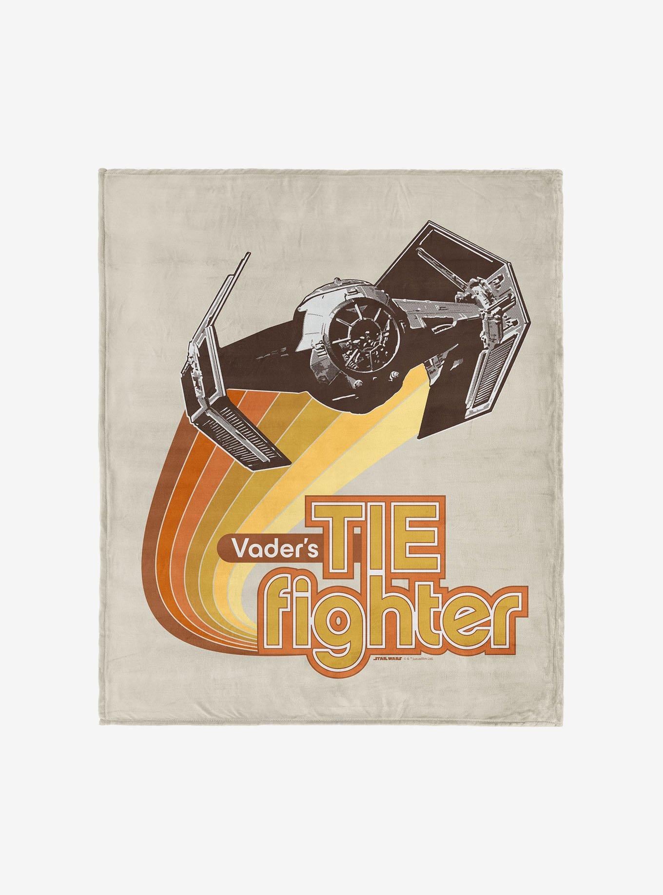 Star Wars Classic Vader's Tie Fighter Silk Touch Throw Blanket, , hi-res