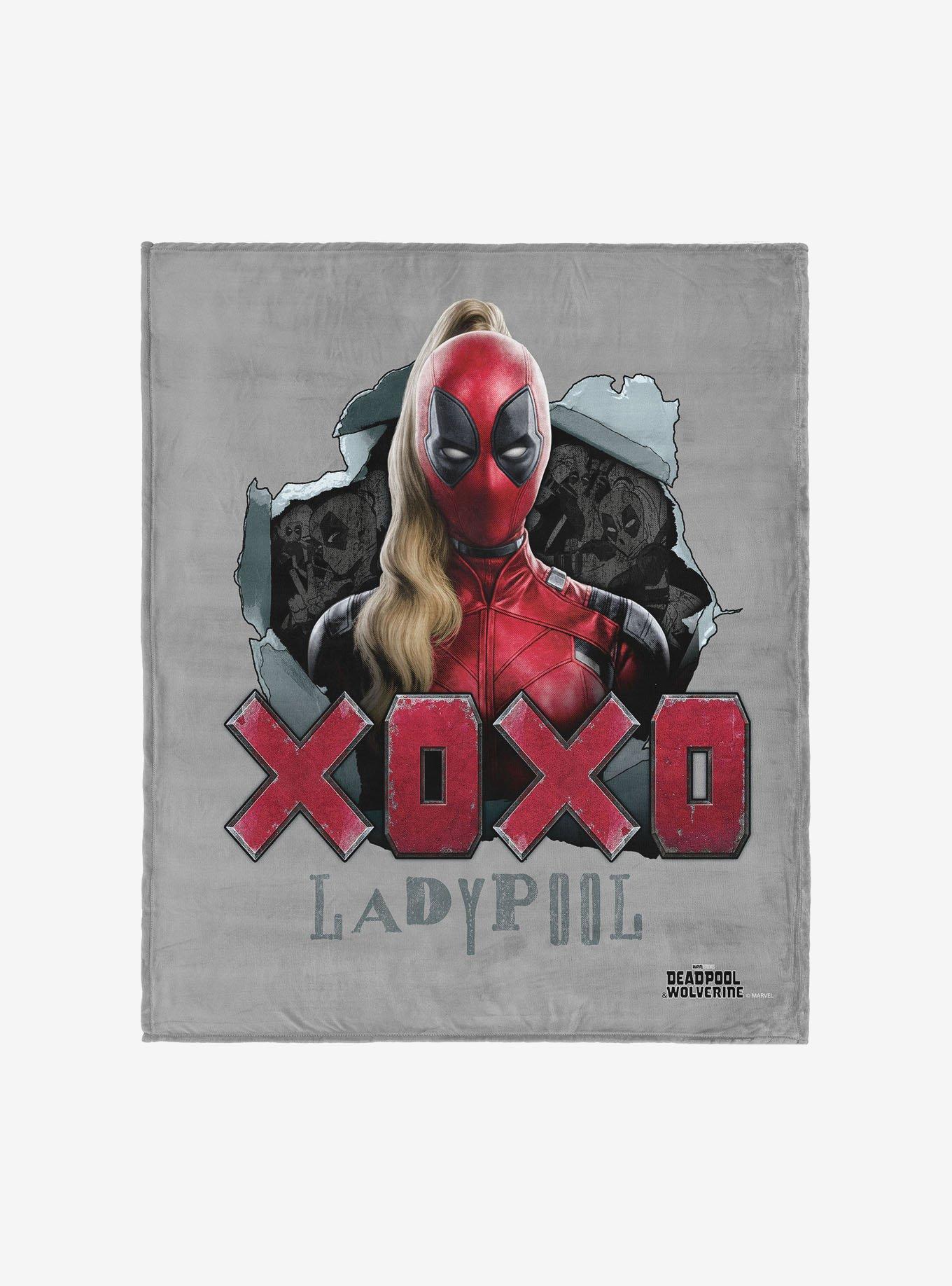 Marvel Deadpool 3 XOXO Ladypool Silk Touch Throw Blanket, , hi-res