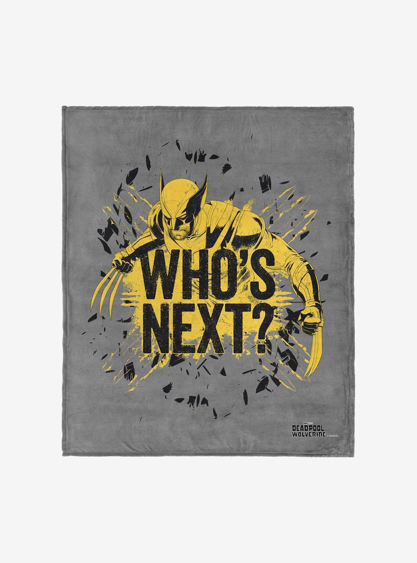 Marvel Deadpool 3 Who's Next Silk Touch Throw Blanket, , hi-res