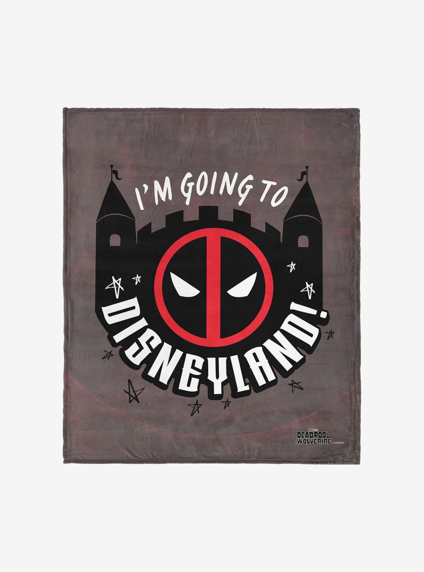 Marvel Deadpool 3 To Disneyland Silk Touch Throw Blanket, , hi-res