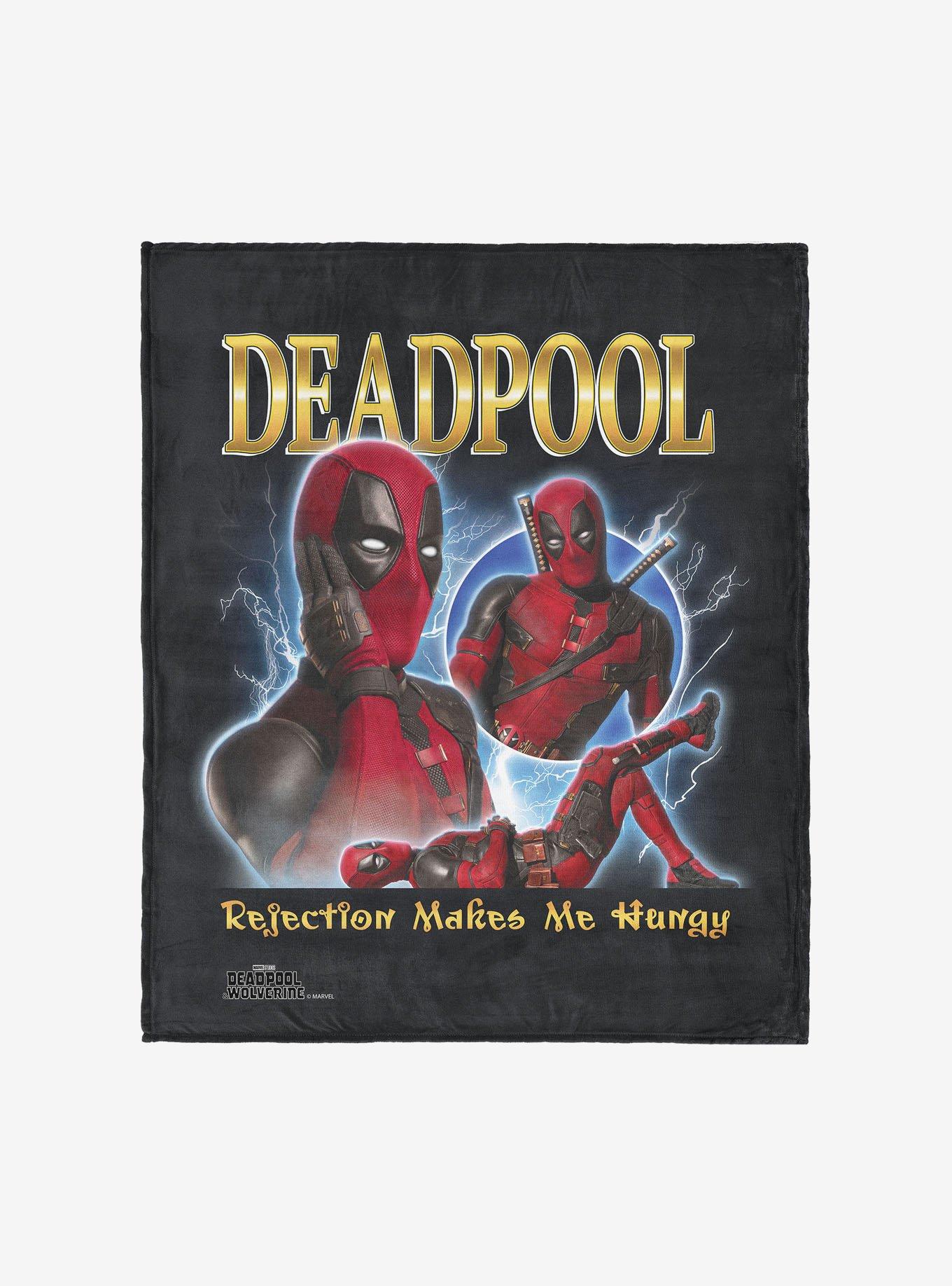 Marvel Deadpool 3 Makes Me Hungry Silk Touch Throw Blanket, , hi-res