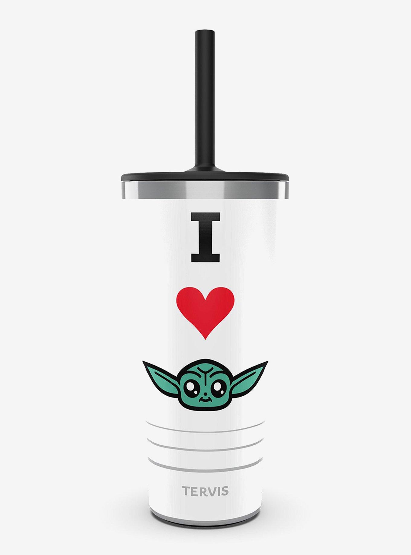Star Wars The Mandalorian I Heart Grogu Triple Insulated Tumbler Travel Cup, , hi-res