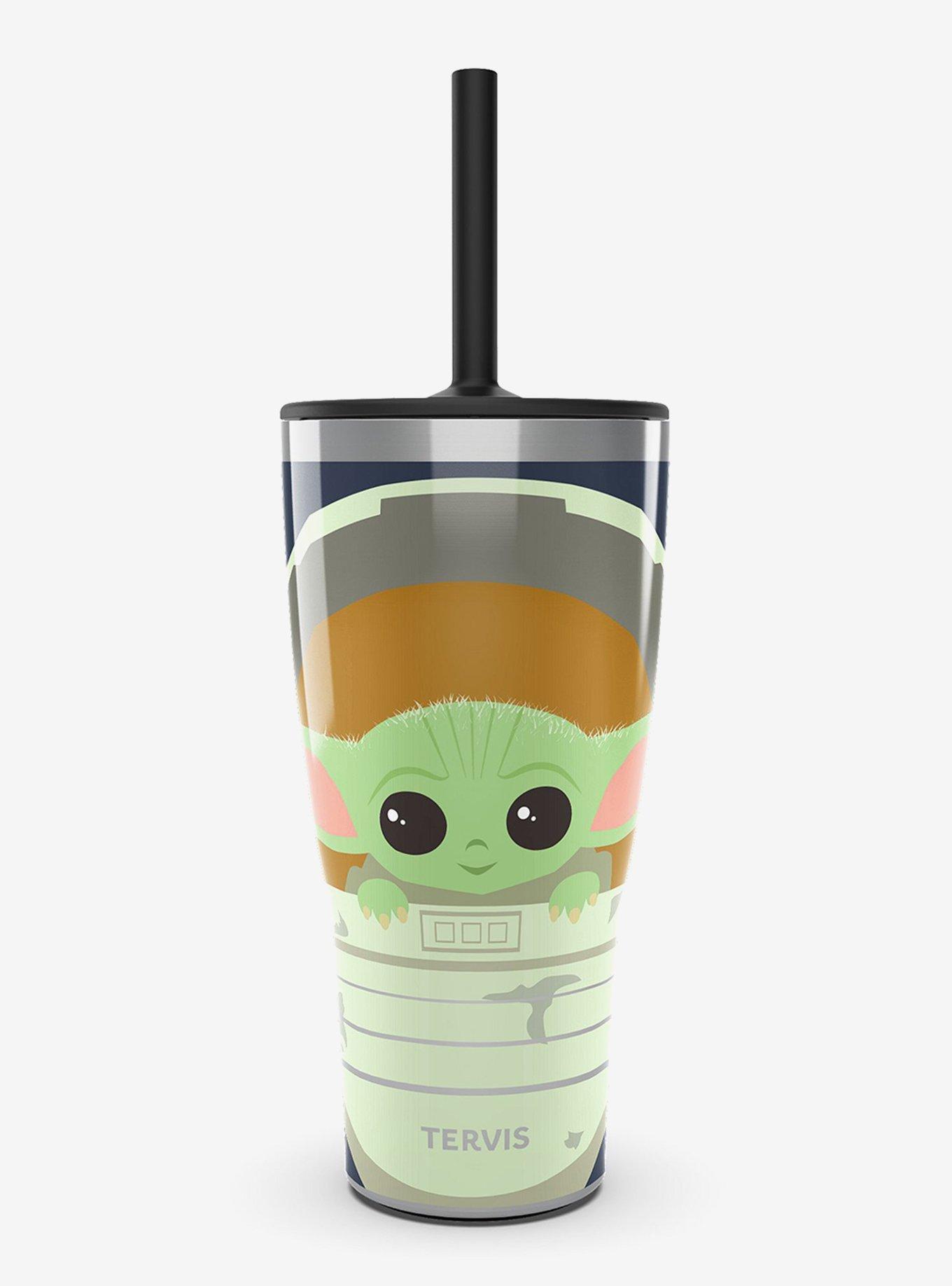 Star Wars The Mandalorian The Child in Carrier Triple Insulated Tumbler Travel Cup, , hi-res