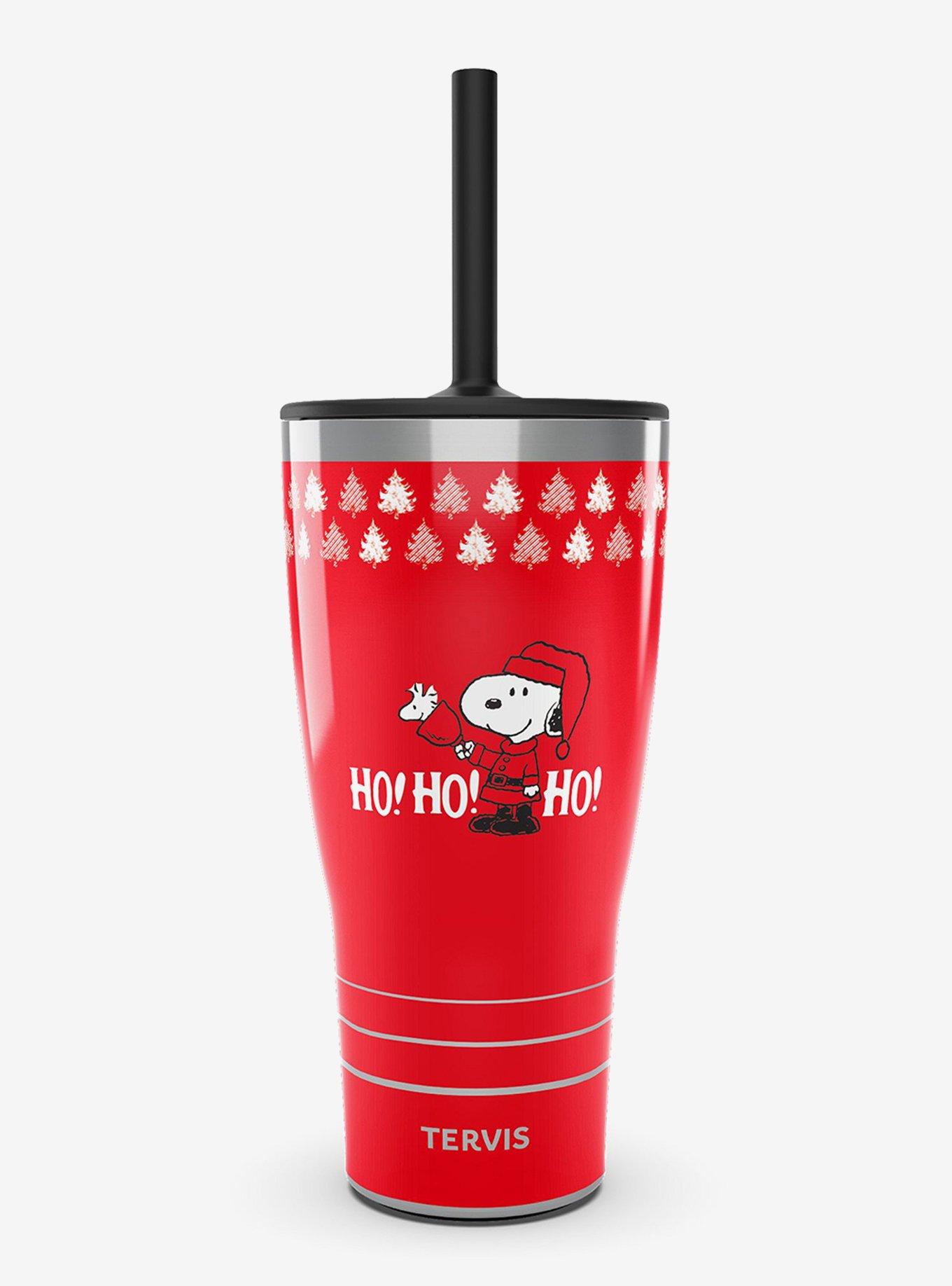 Peanuts Snoopy Ho Ho Ho Christmas Triple Insulated Tumbler Travel Cup, , hi-res