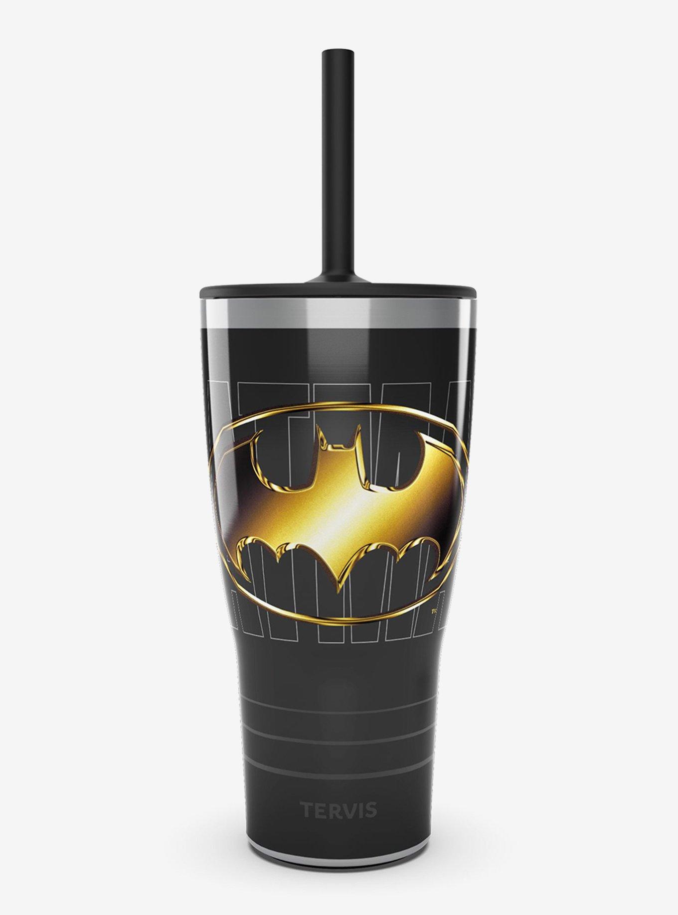 DC Comics Batman Gotham Gold Triple Insulated Tumbler Travel Cup, , hi-res