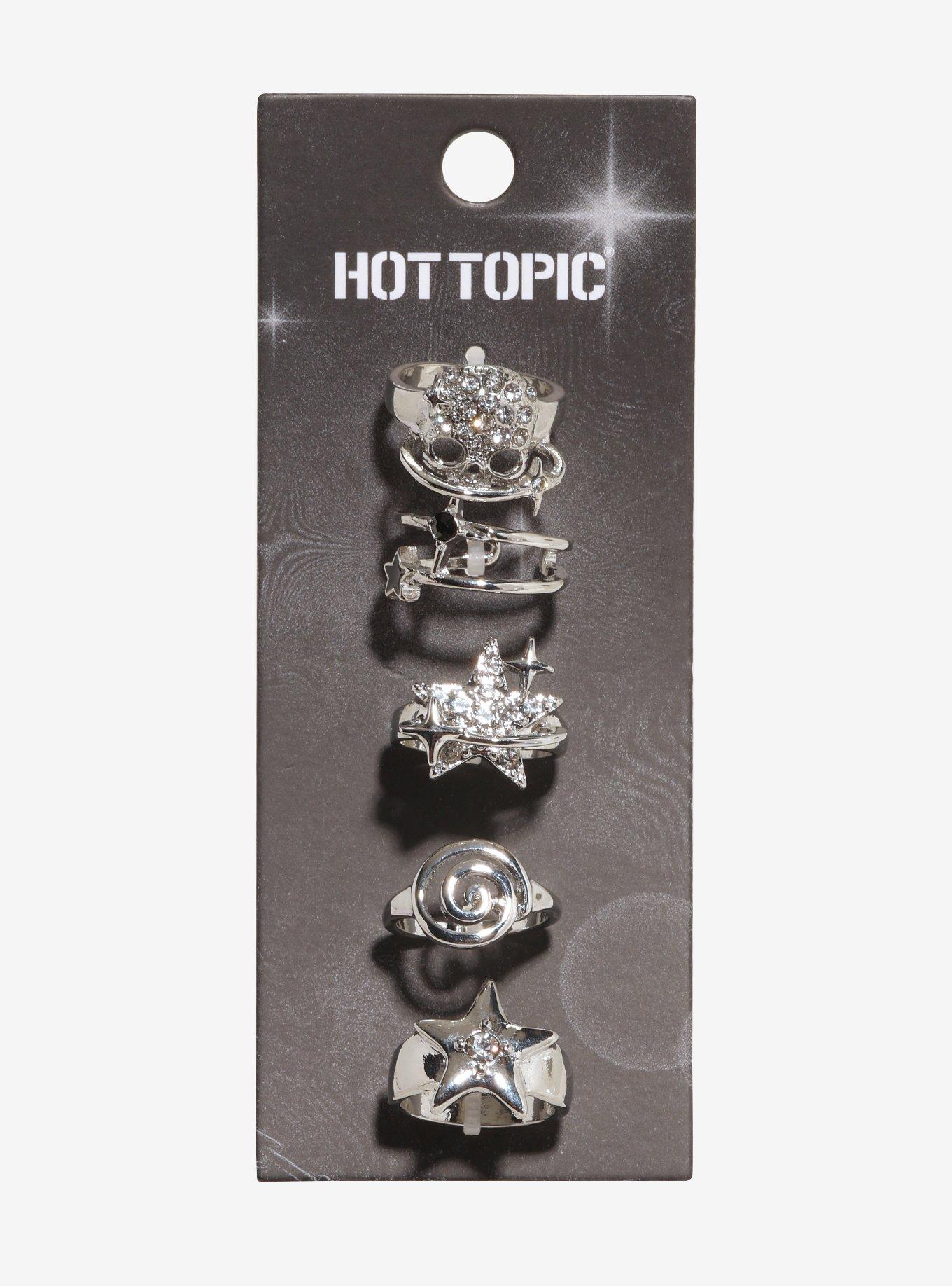 Orbit Star Skull Ring Set, , hi-res