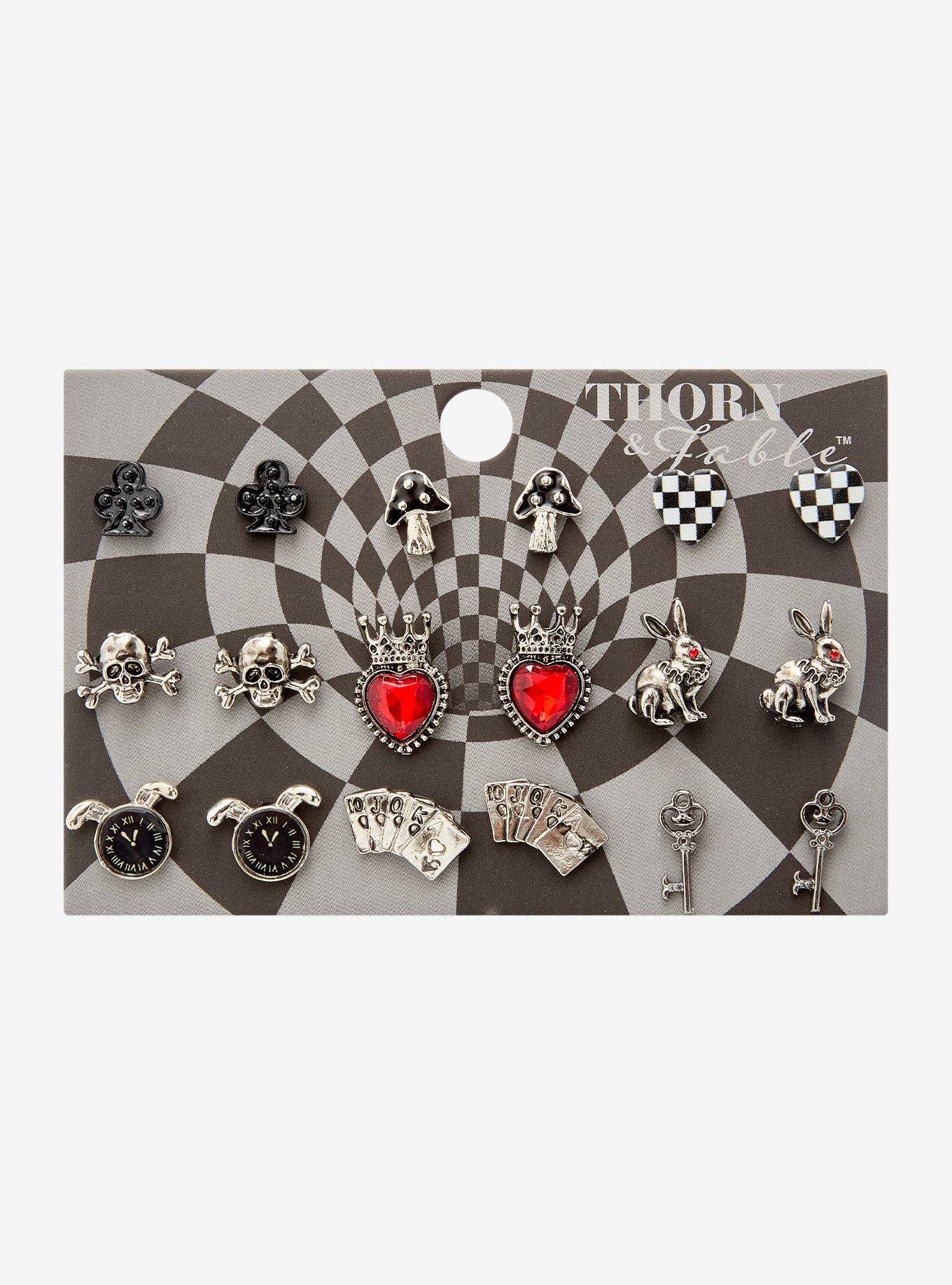 Thorn & Fable Mad Tea Party Stud Earring Set, , hi-res