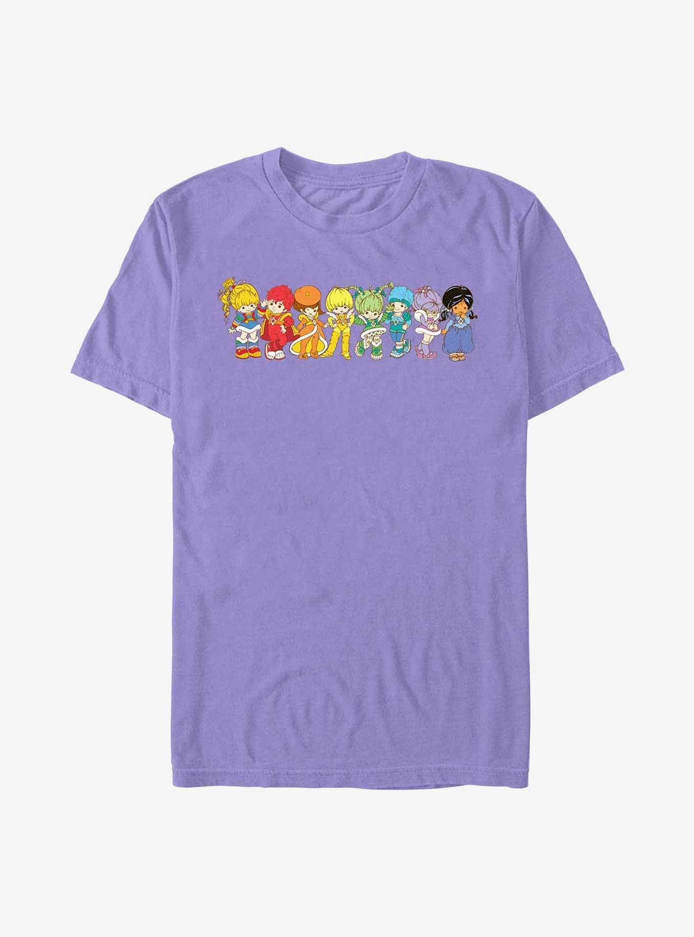 Rainbow Brite Line Up Garment Dye T-Shirt, VIOLET, hi-res