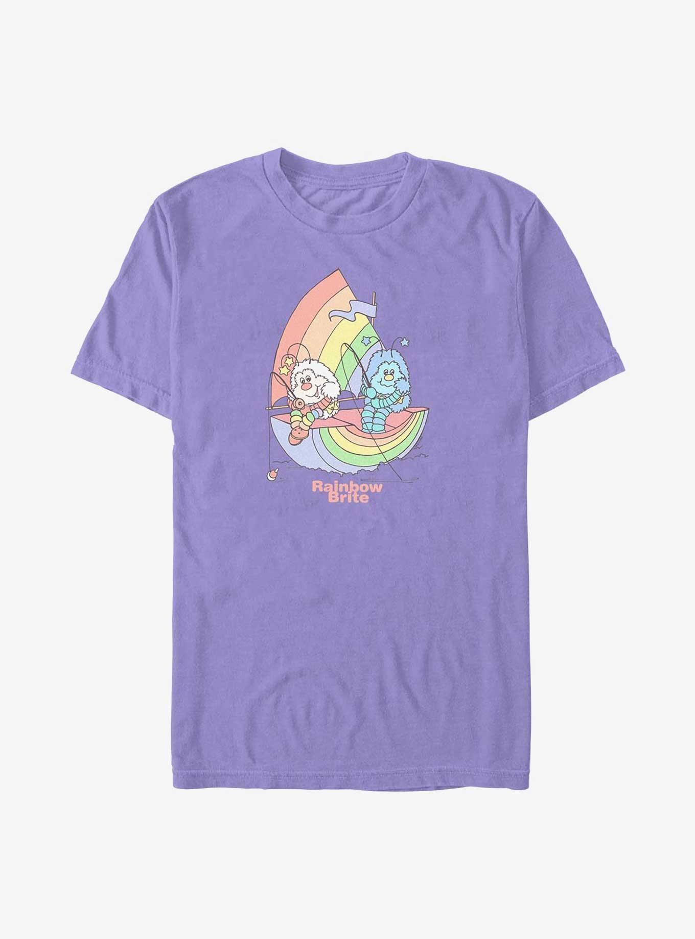 Rainbow Brite Twink Friend Rainbow Garment Dye T-Shirt, VIOLET, hi-res