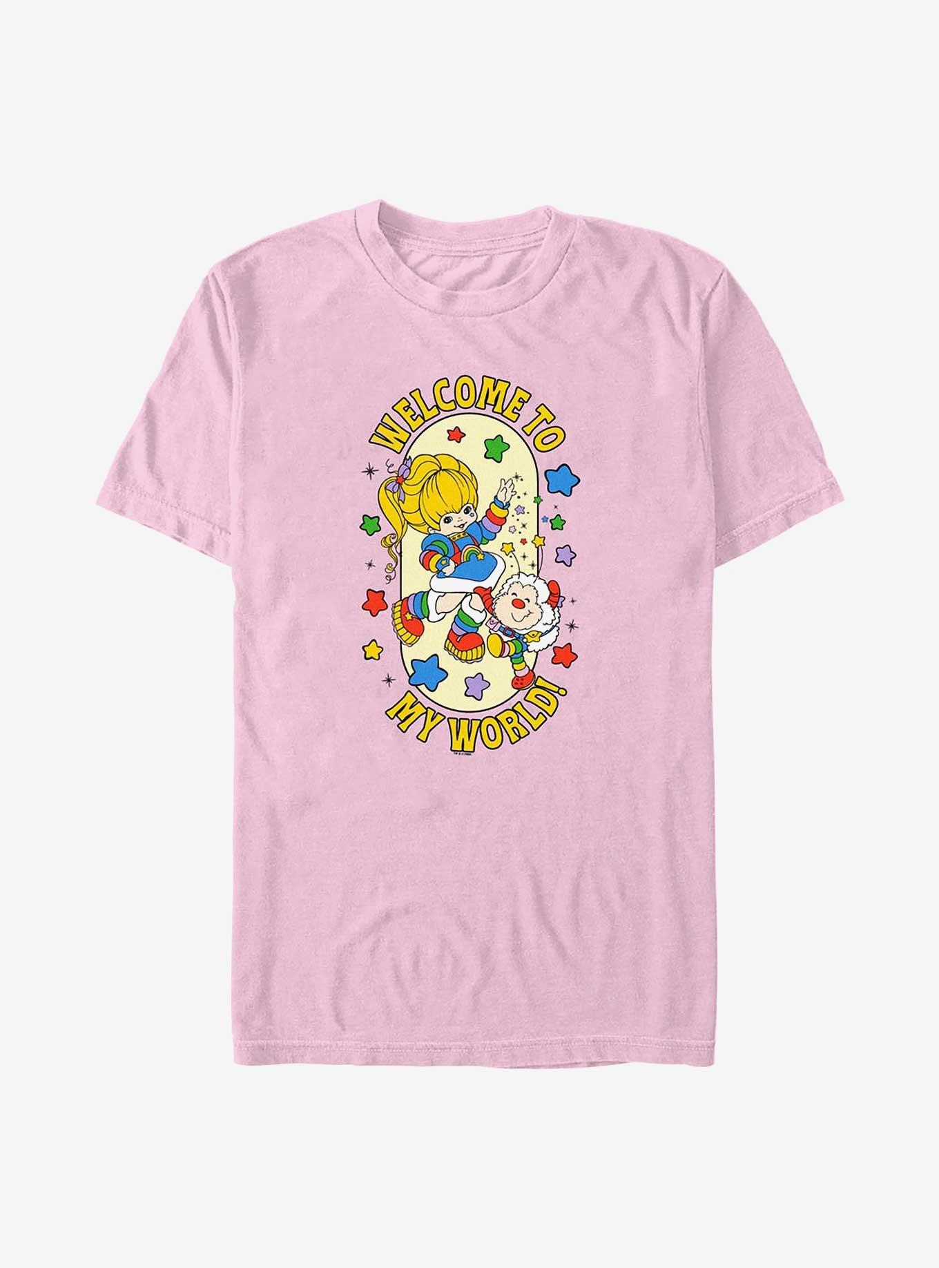 Rainbow Brite Welcome To My World Garment Dye T-Shirt, BLOSSOM, hi-res