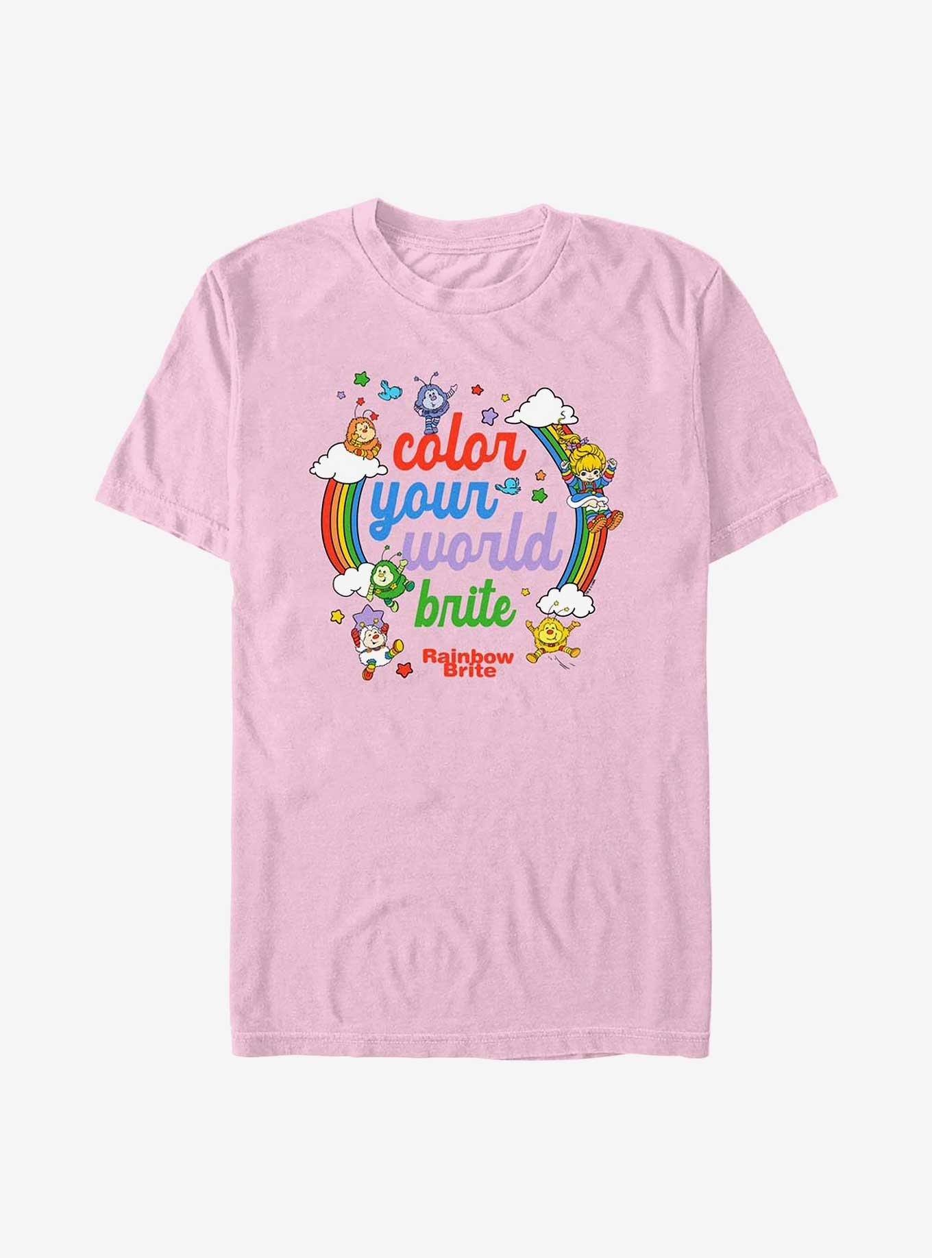 Rainbow Brite Color Your World Brite Garment Dye T-Shirt, BLOSSOM, hi-res