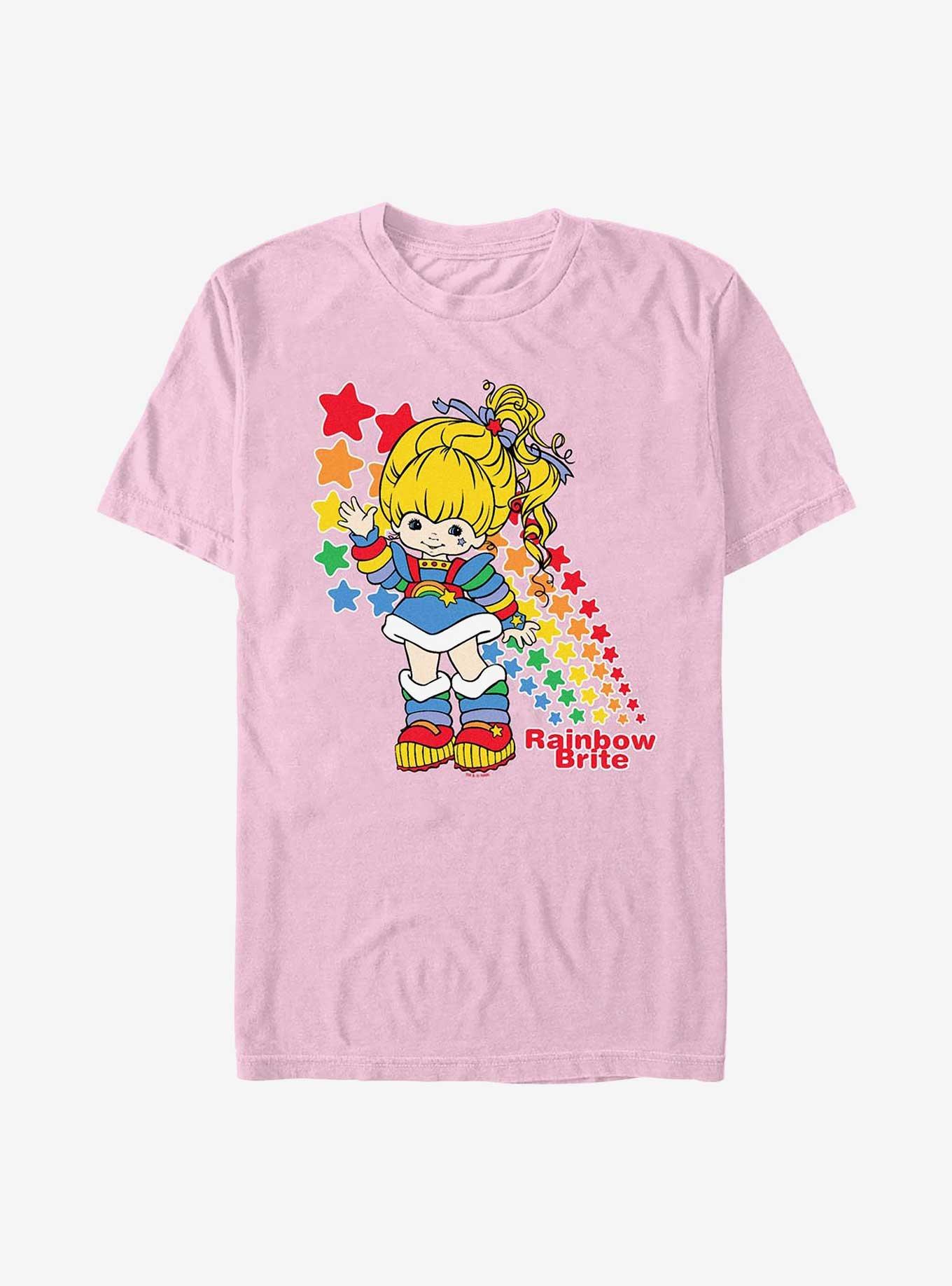 Rainbow Brite Hello Portrait Garment Dye T-Shirt, BLOSSOM, hi-res