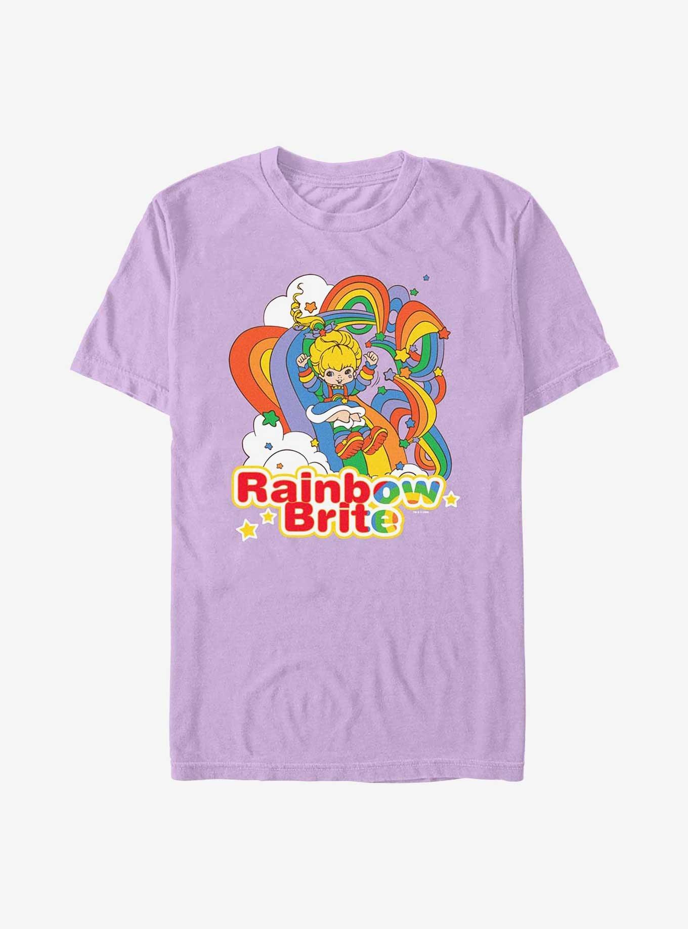 Rainbow Brite Rainbow Tangle Garment Dye T-Shirt, ORCHID, hi-res