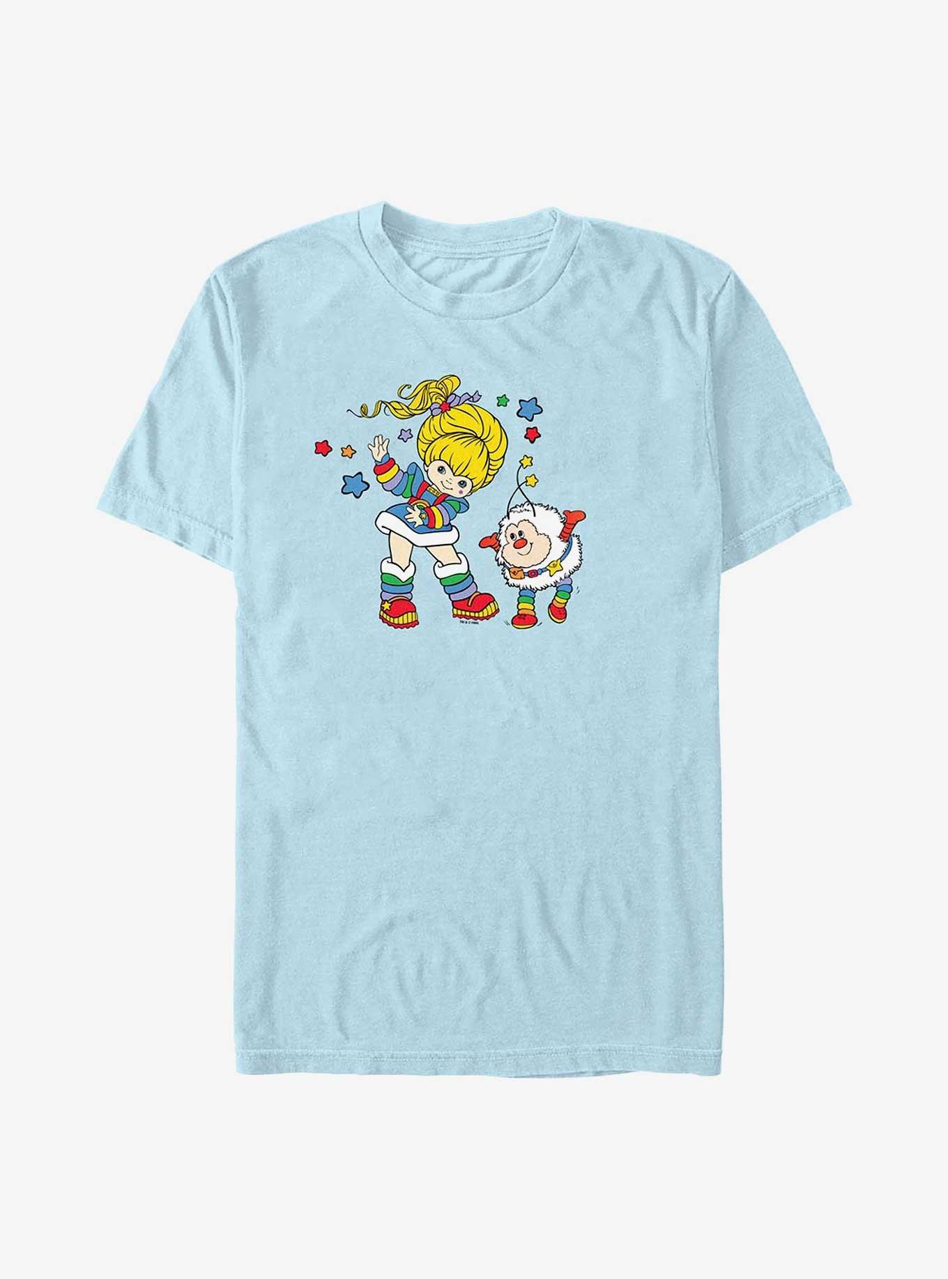 Rainbow Brite Rainbow And Twink Garment Dye T-Shirt, CHAMBRAY, hi-res