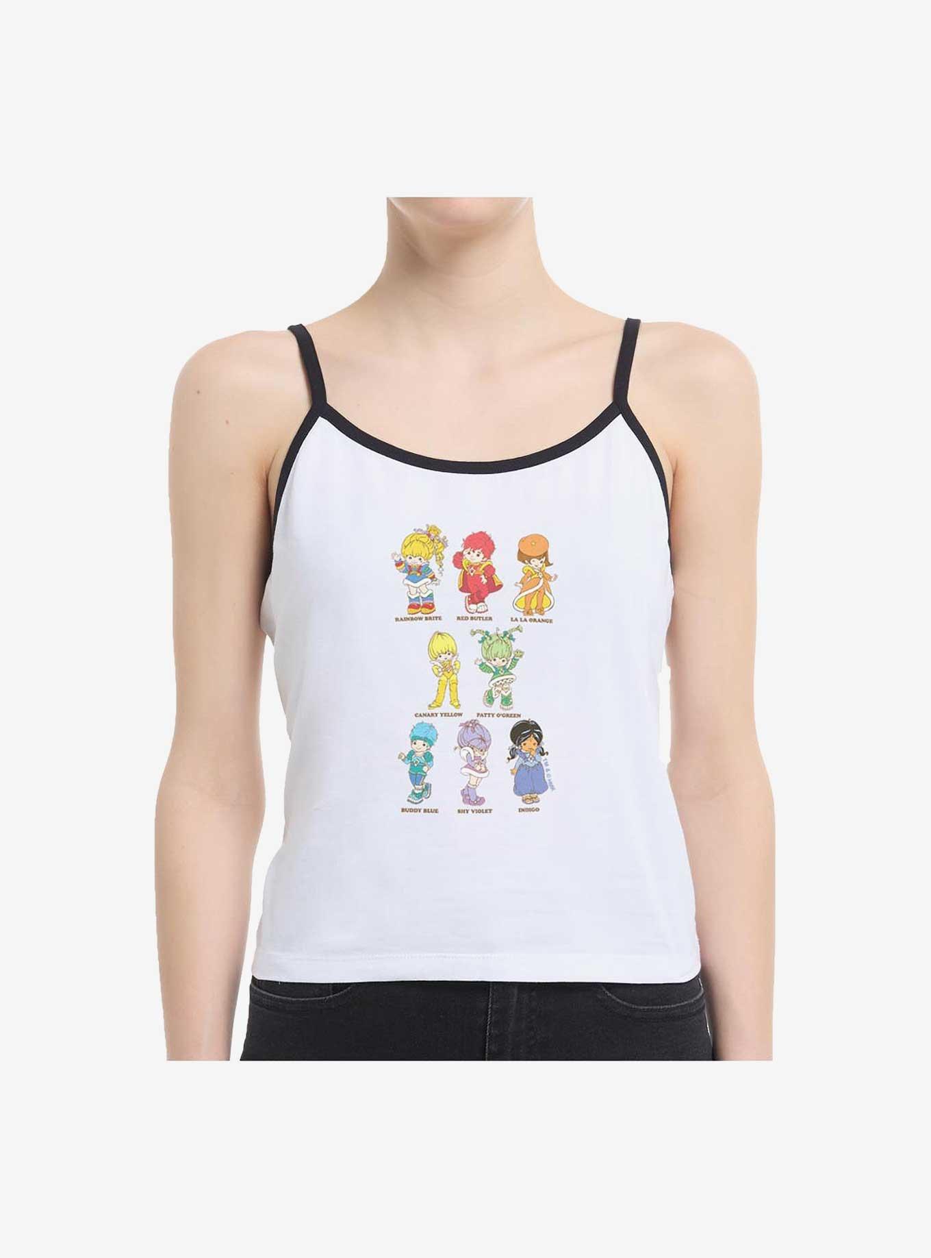 Rainbow Brite Textbook Friends Girls Cami, WHITE, hi-res