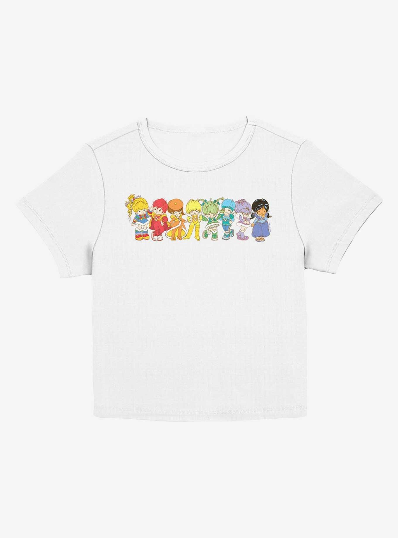 Rainbow Brite Line Up Girls Baby T-Shirt, EGRET, hi-res
