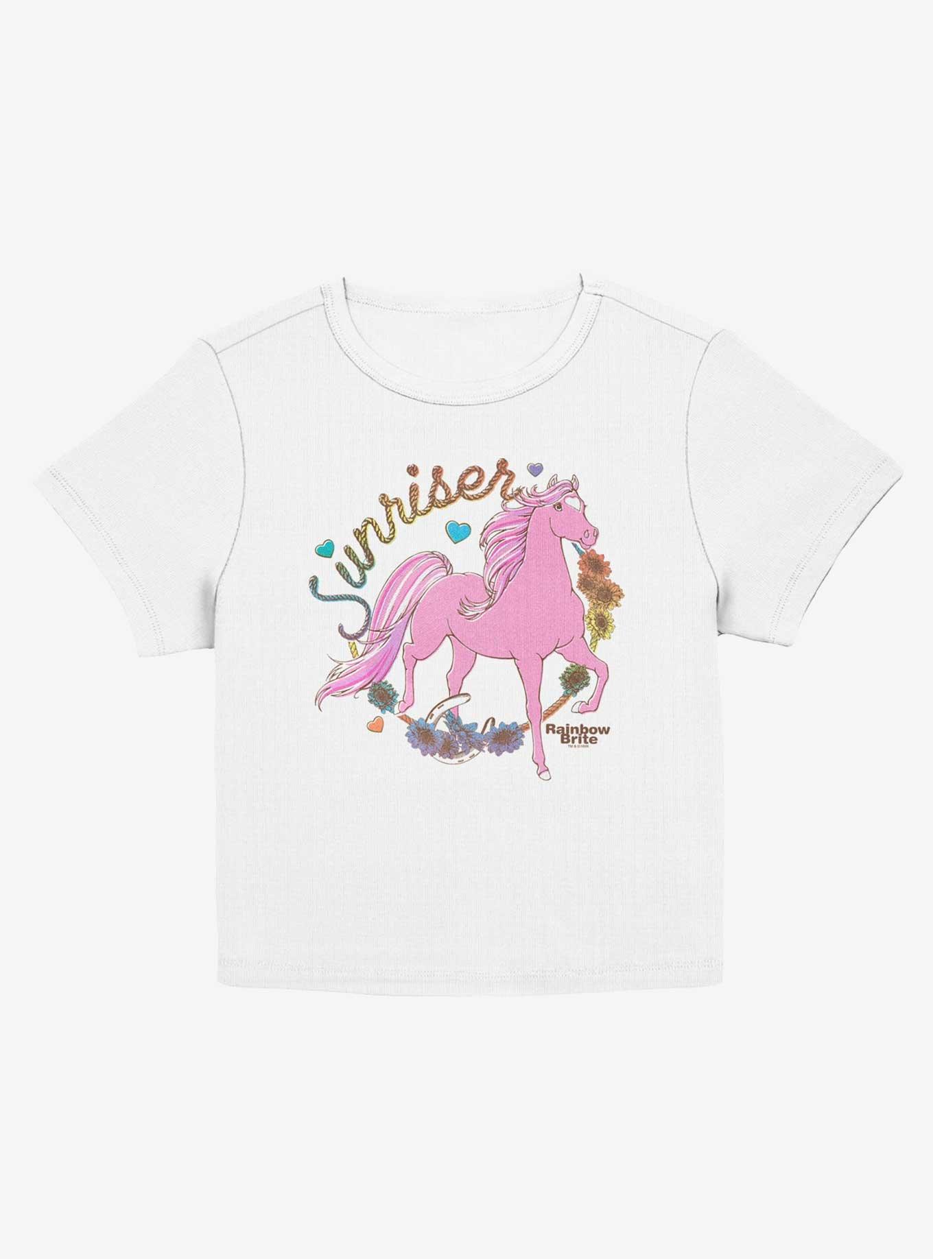 Rainbow Brite Country Pink Sunriser Girls Baby T-Shirt, EGRET, hi-res