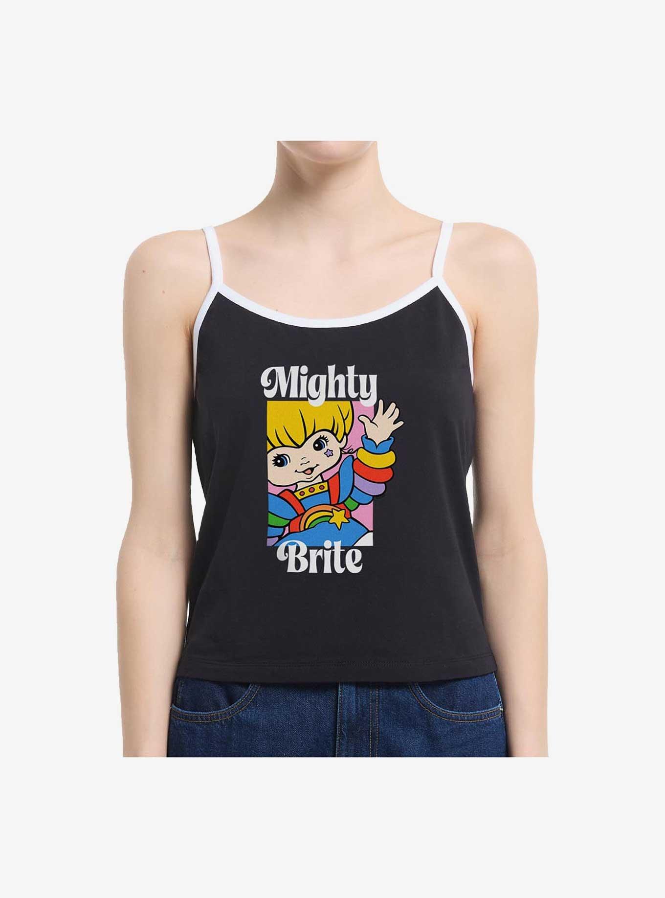 Rainbow Brite Mighty Brite Girls Cami, BLACK, hi-res