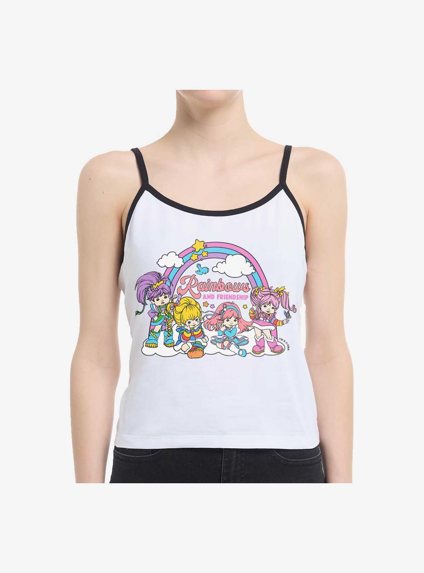 Rainbow Brite Rainbows And Friendship Girls Cami, WHITE, hi-res
